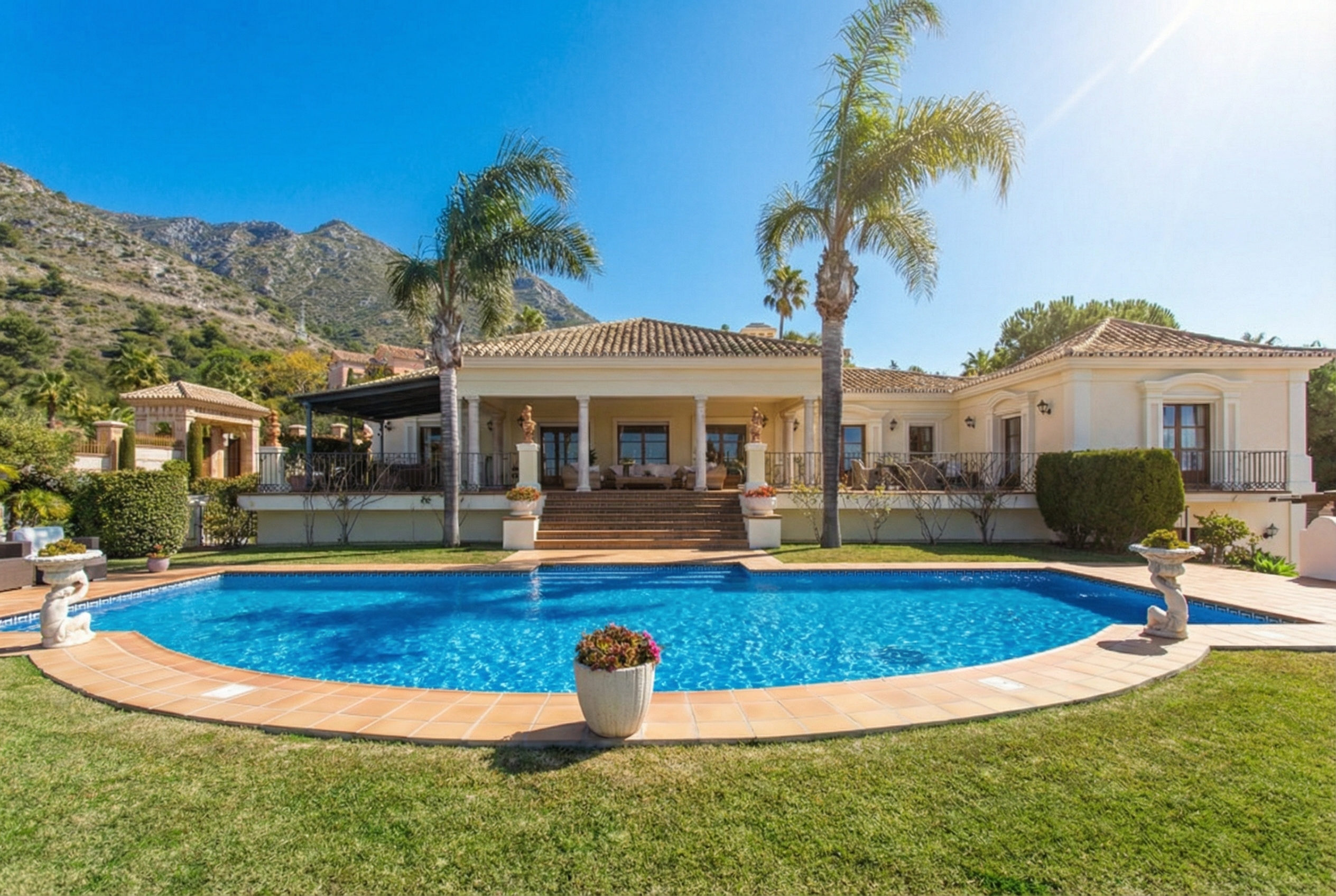 Exceptional Sea-View Mansion in the Prestigious Heights of Sierra Blanca [AI-modified]
