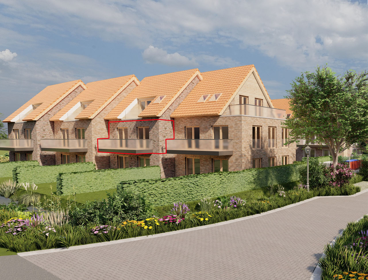 Exklusive OG-Ferienwohnung im KfW-55-Neubau – inkl. Tiefgaragenstellplatz und Balkon