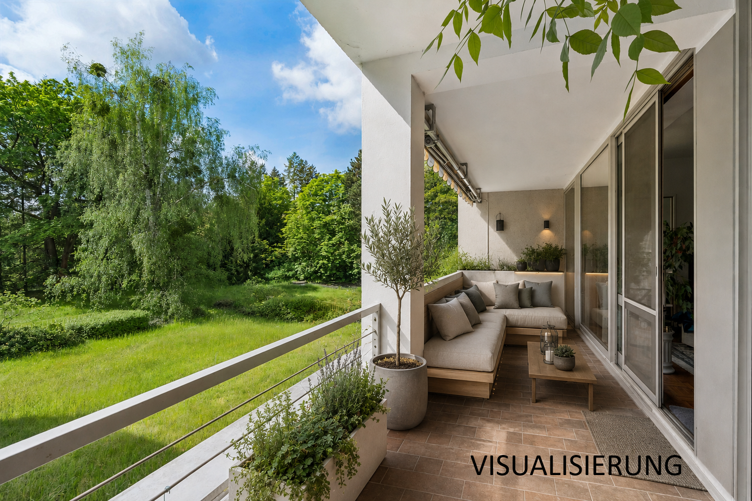 Sonnige, vermietete 2-Zimmer-Wohnung in ruhiger Lage mit Balkon