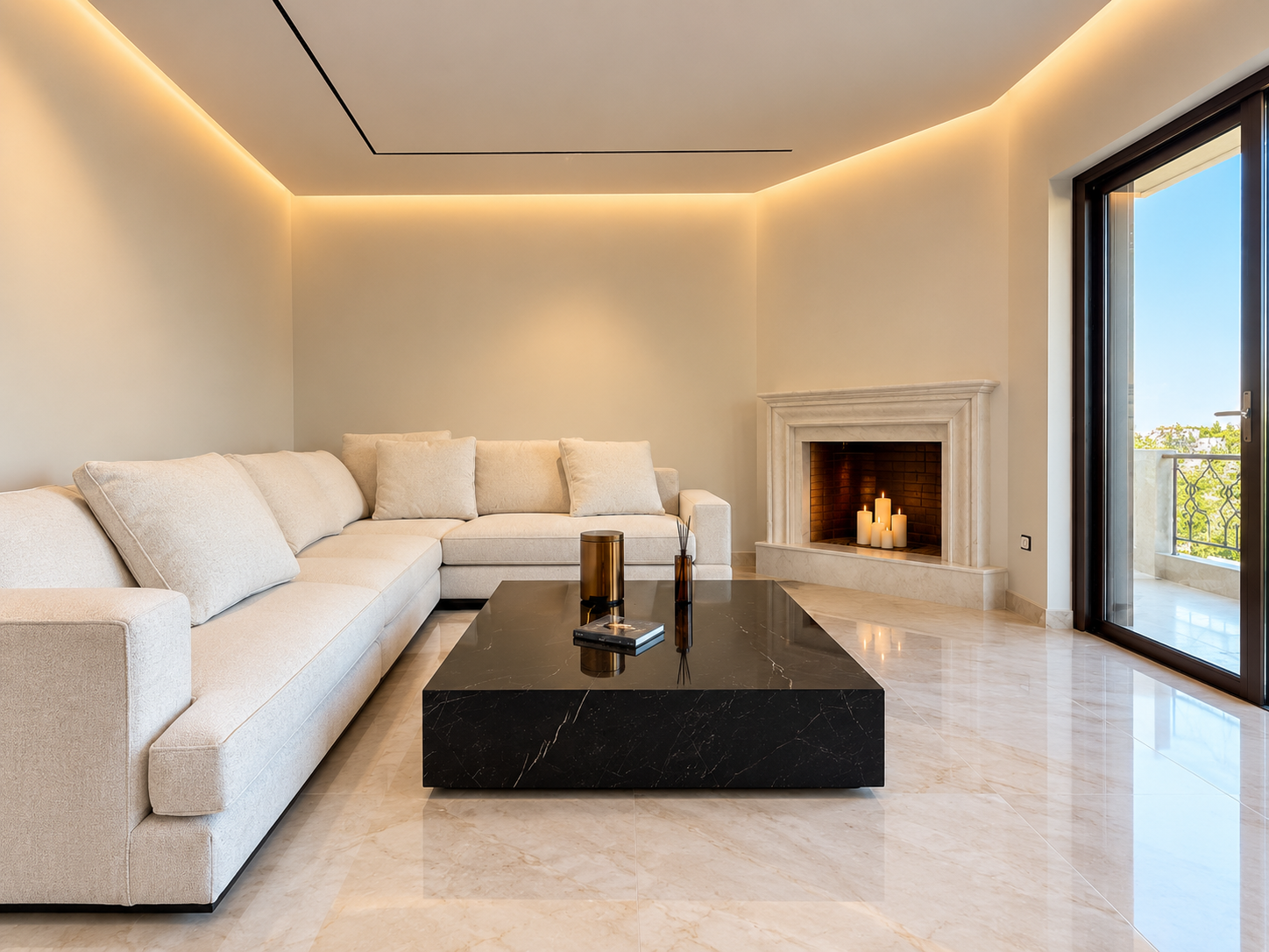 Furnished and renovated luxury  maisonette with panoramic views