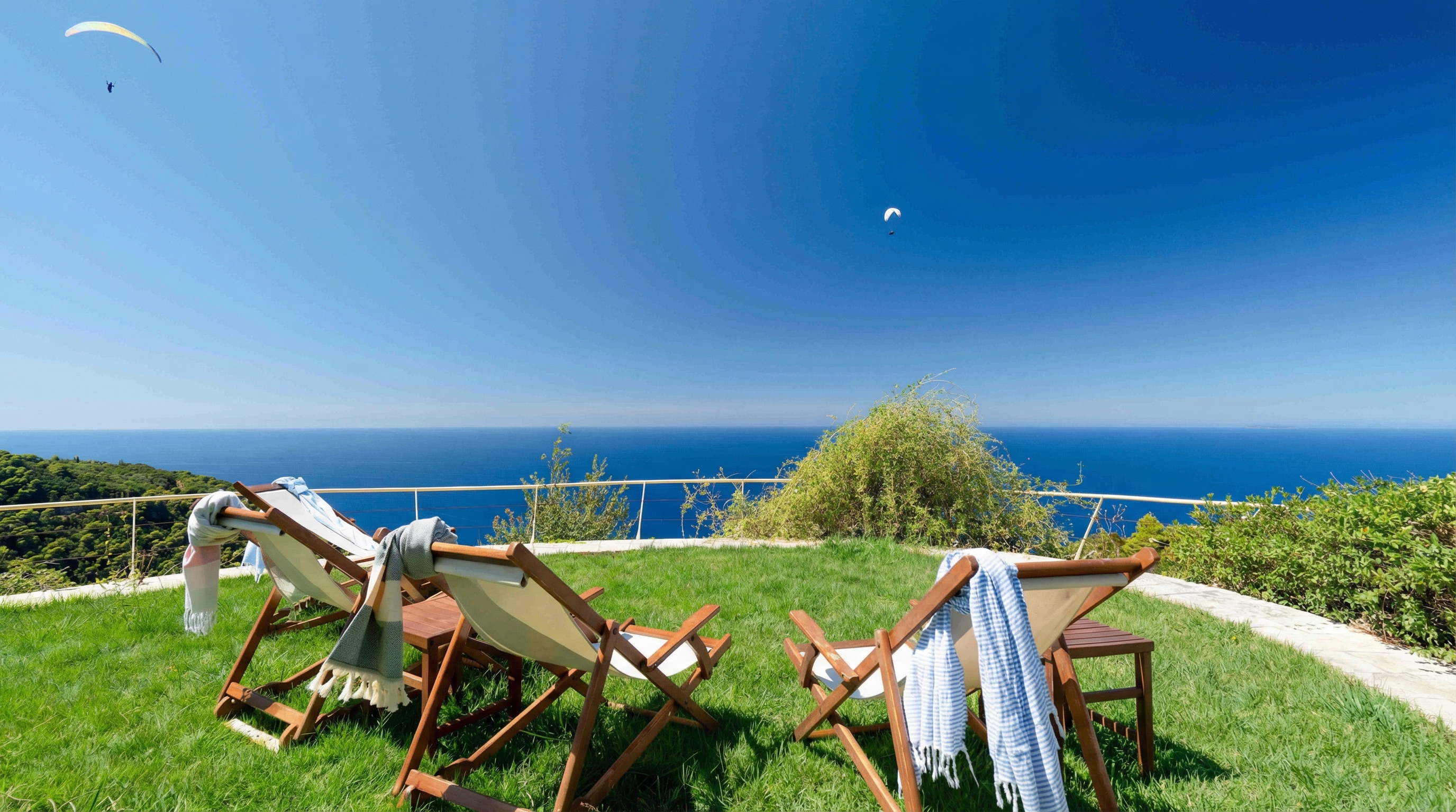 Villa in a prime location with a helipad and views of the Ionian Sea, Lefkada