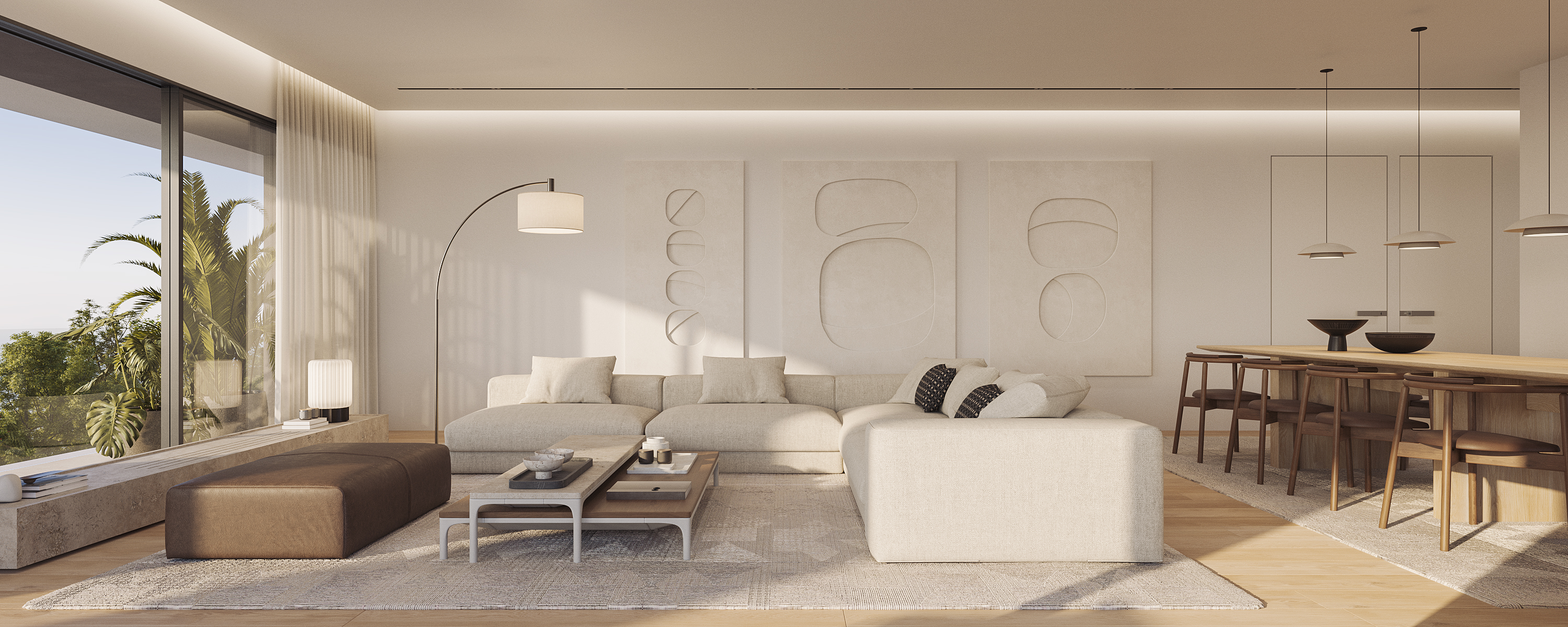 Contemporary apartment with three en-suite bedrooms and a spacious terrace in Elliniko