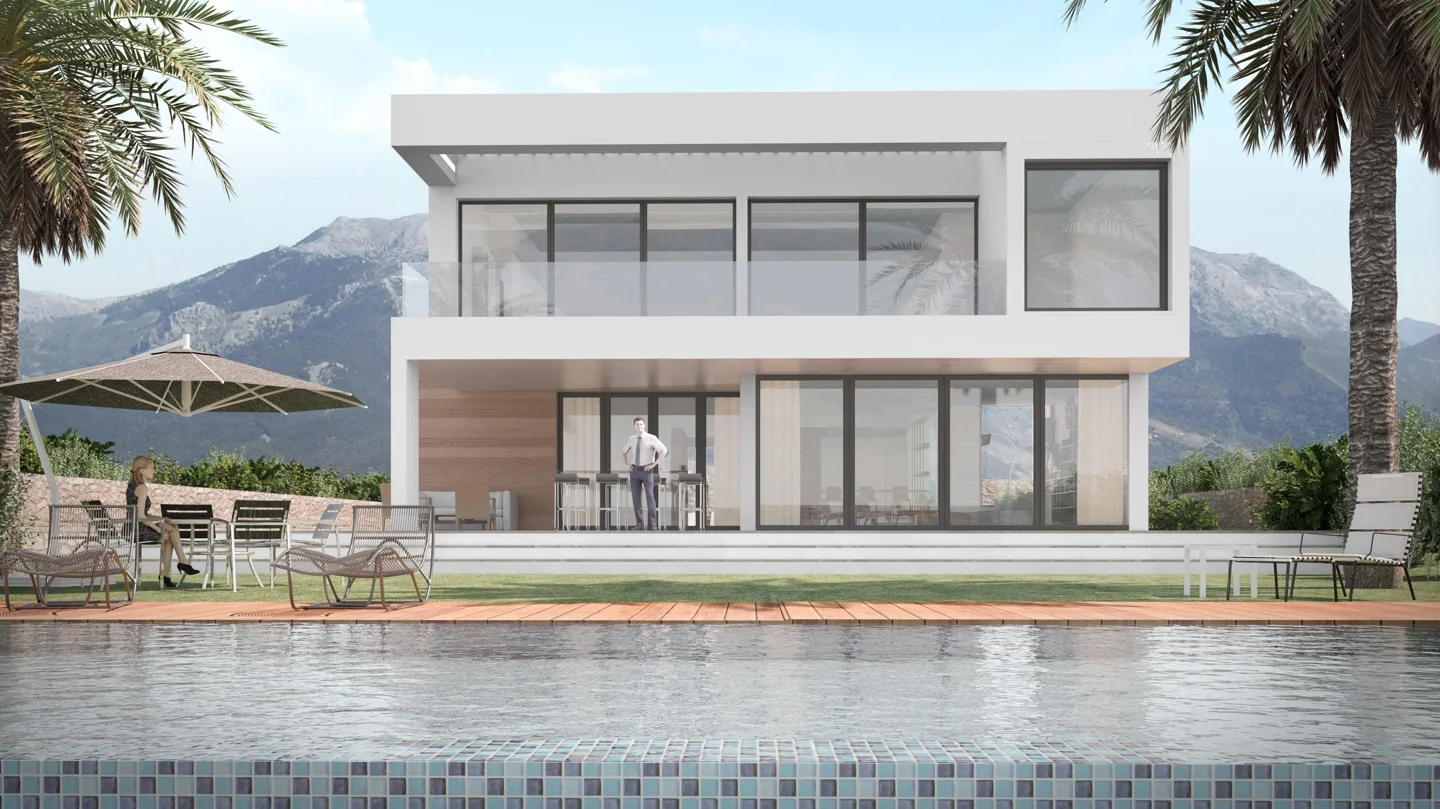 Project of modern villas in Calanova Golf