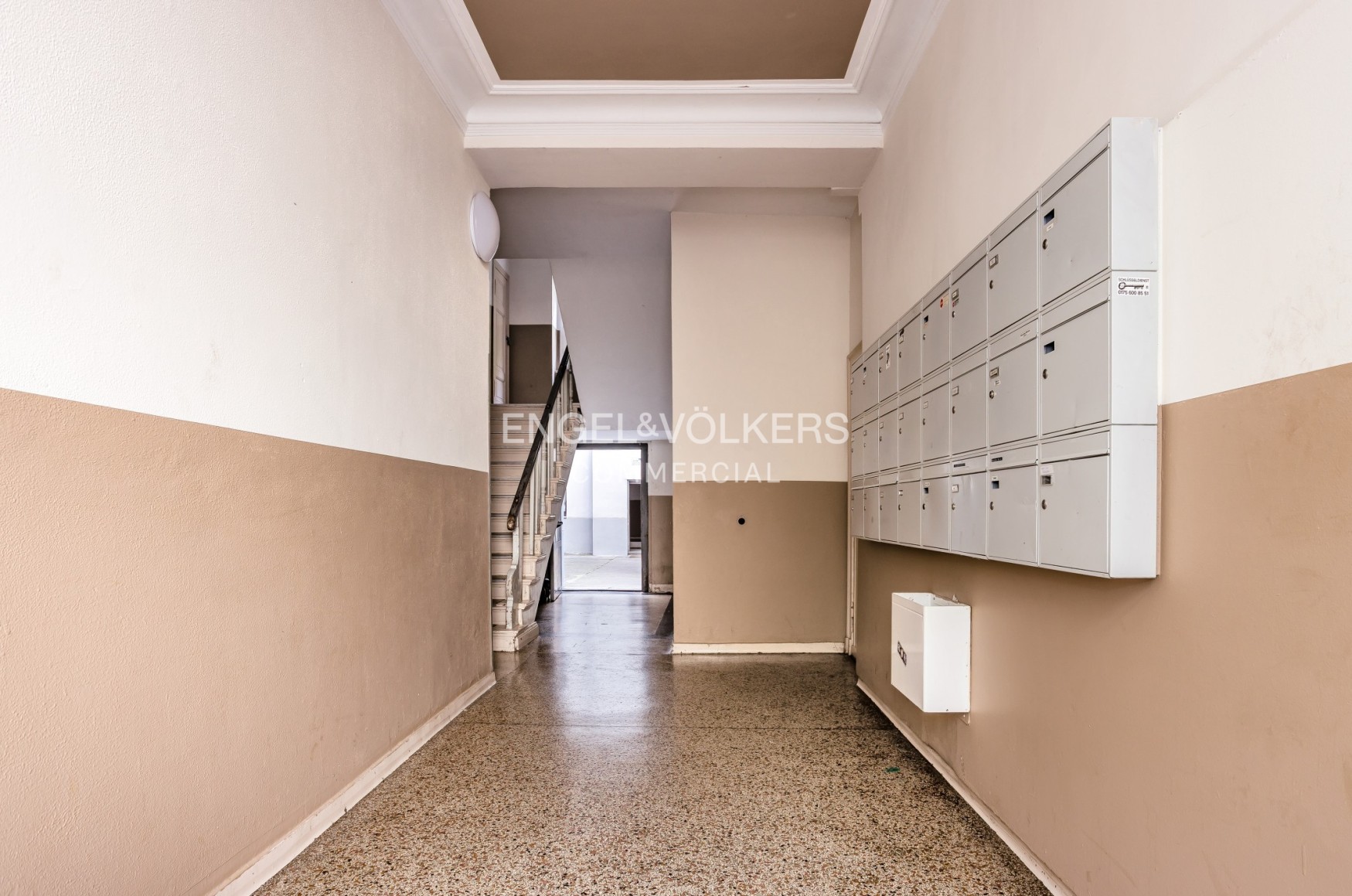 Fully leased residential and commercial building in the Schillerkiez neighborhood