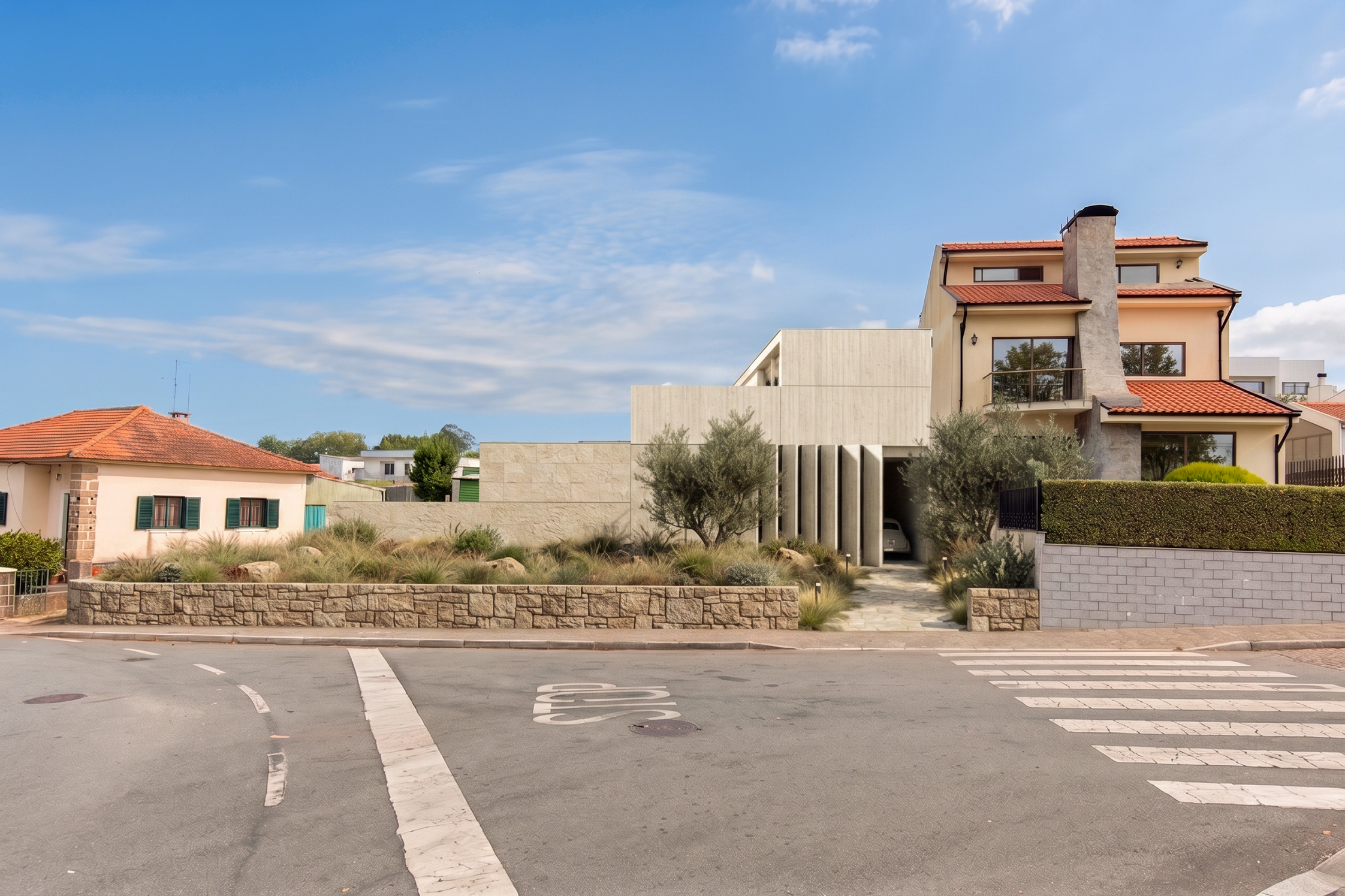 Land with Approved Residential Project in Arcozelo [AI-modified]