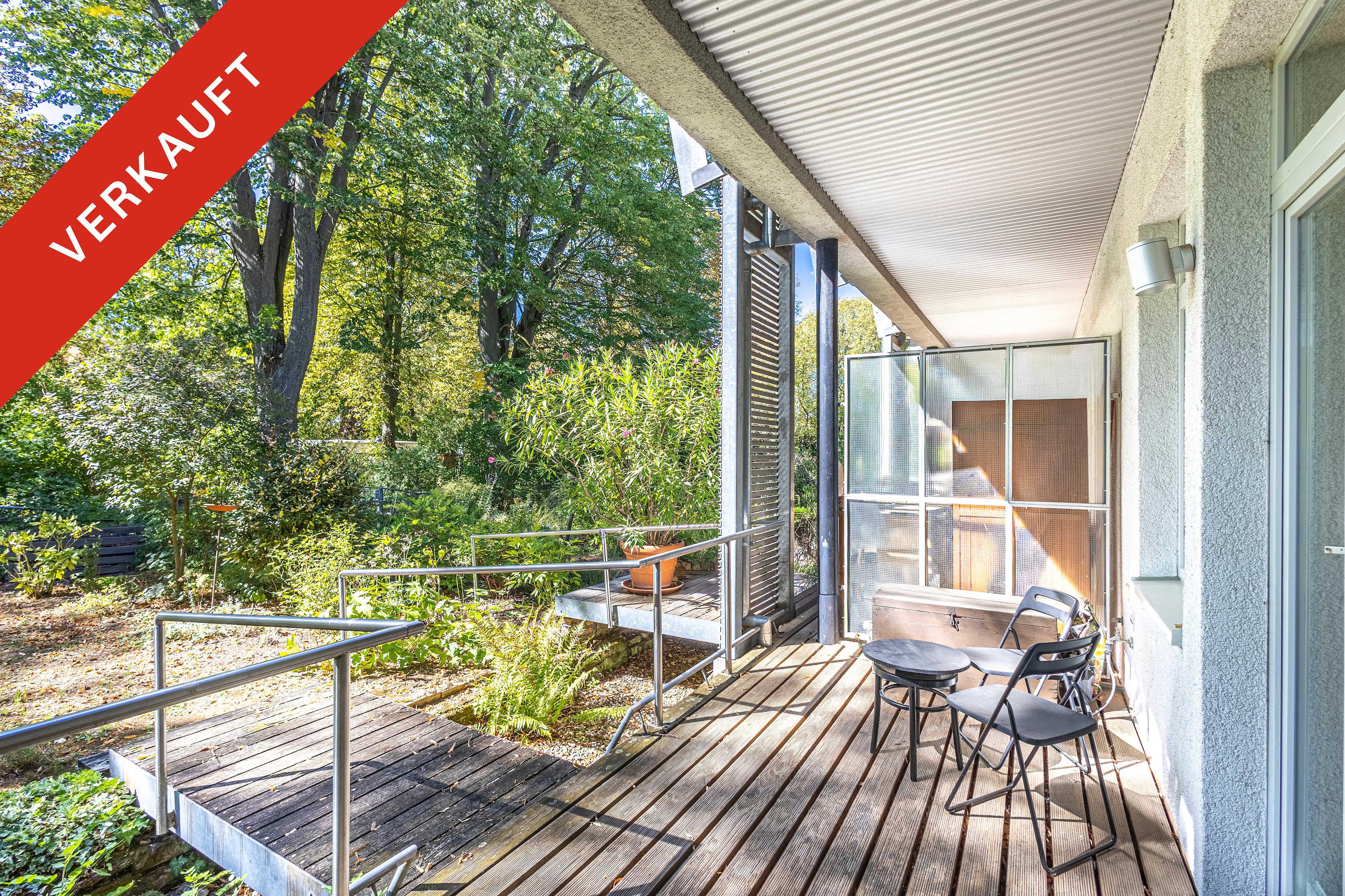**VERKAUFT** Lazarettgarten: Attraktive Garten-ETW mit Aufzug & Tiefgaragenstellplatz!