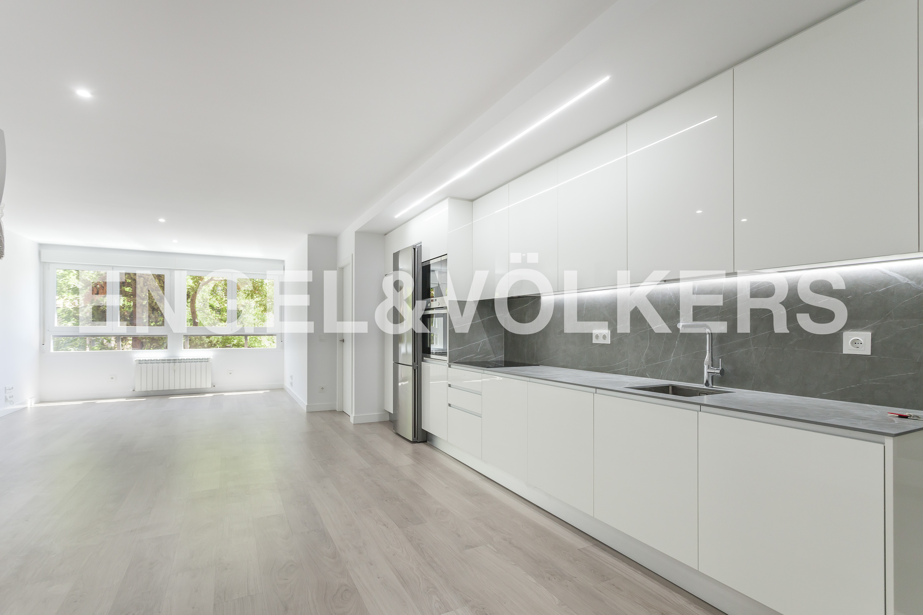 Renovated apartment with pool, parking, and storage room