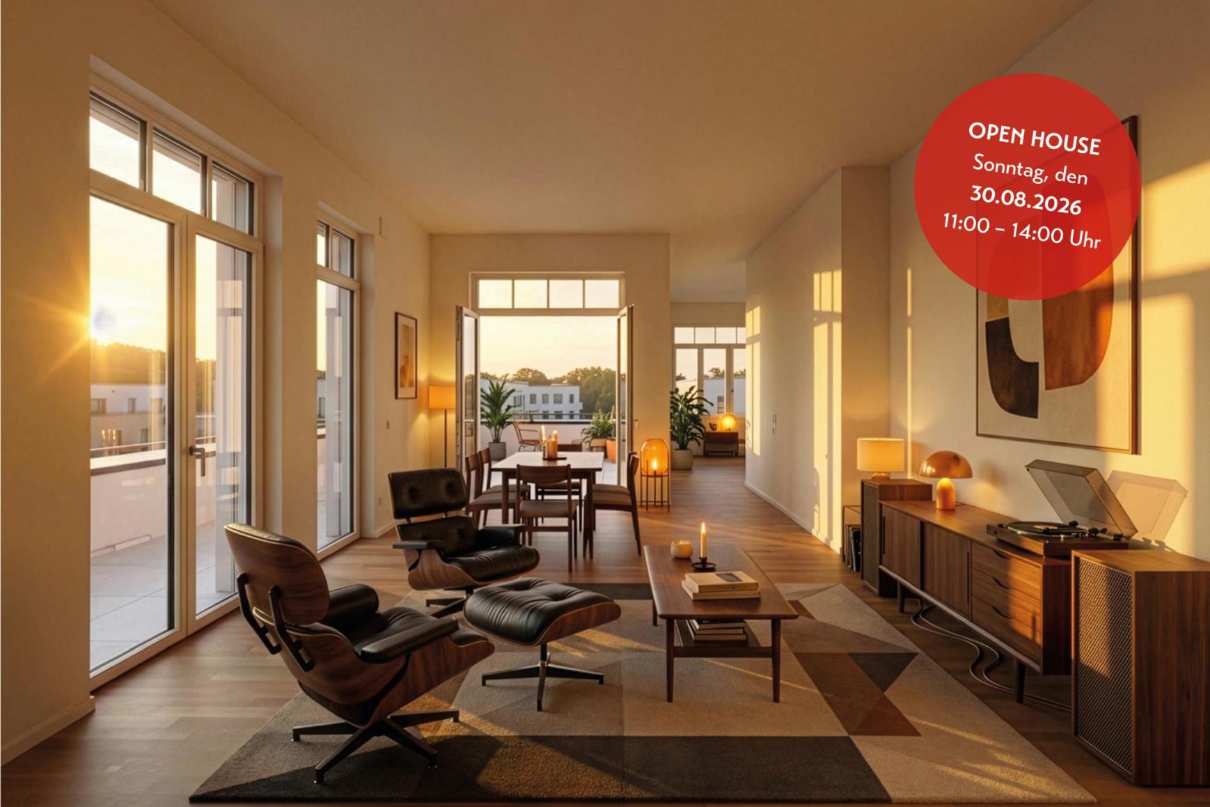 Penthouse dream with large west-facing roof terrace