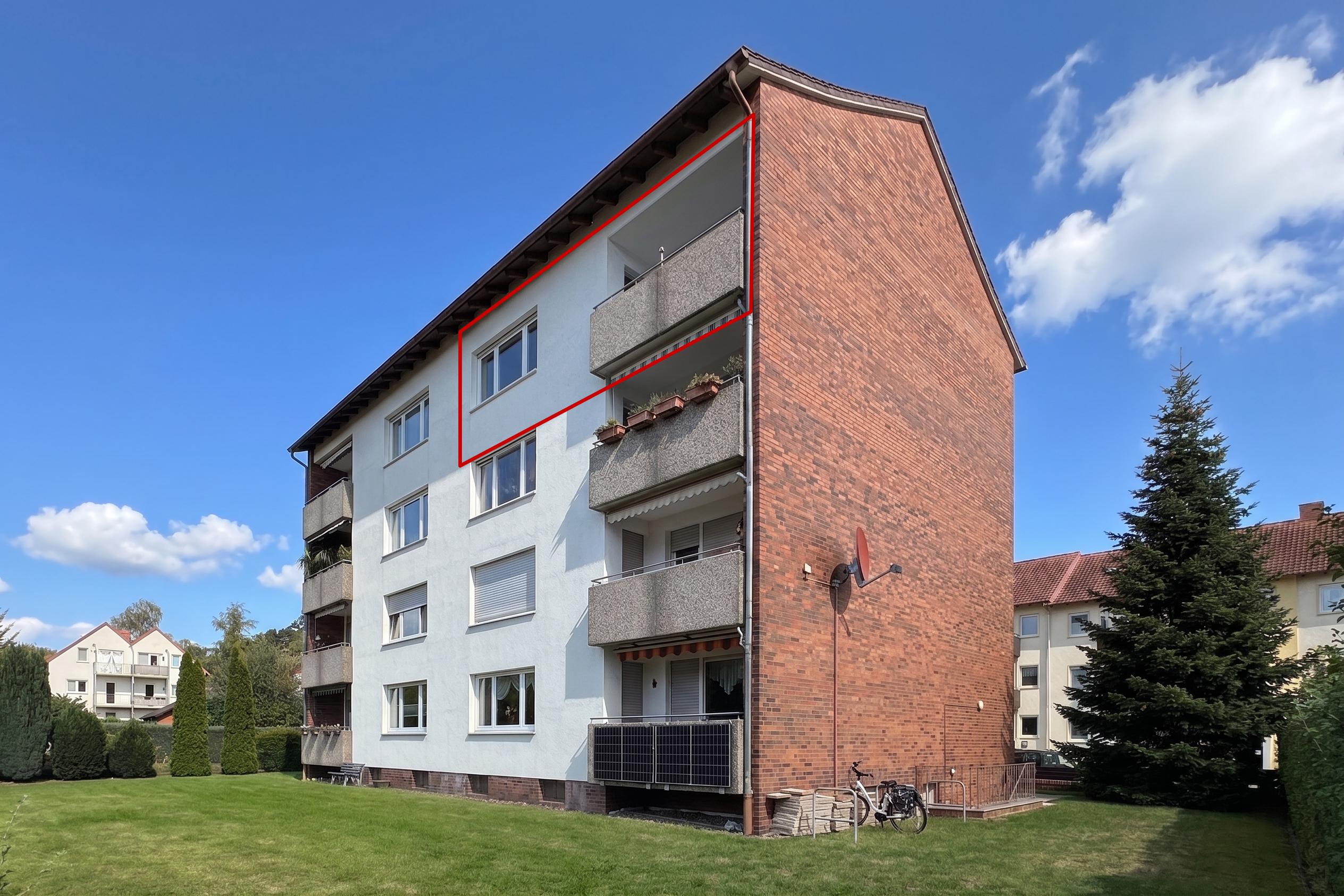 3-Zimmer-Wohnung mit Weitblick in Stadtnähe auf Erbpacht Grundstück [KI-modifiziert]