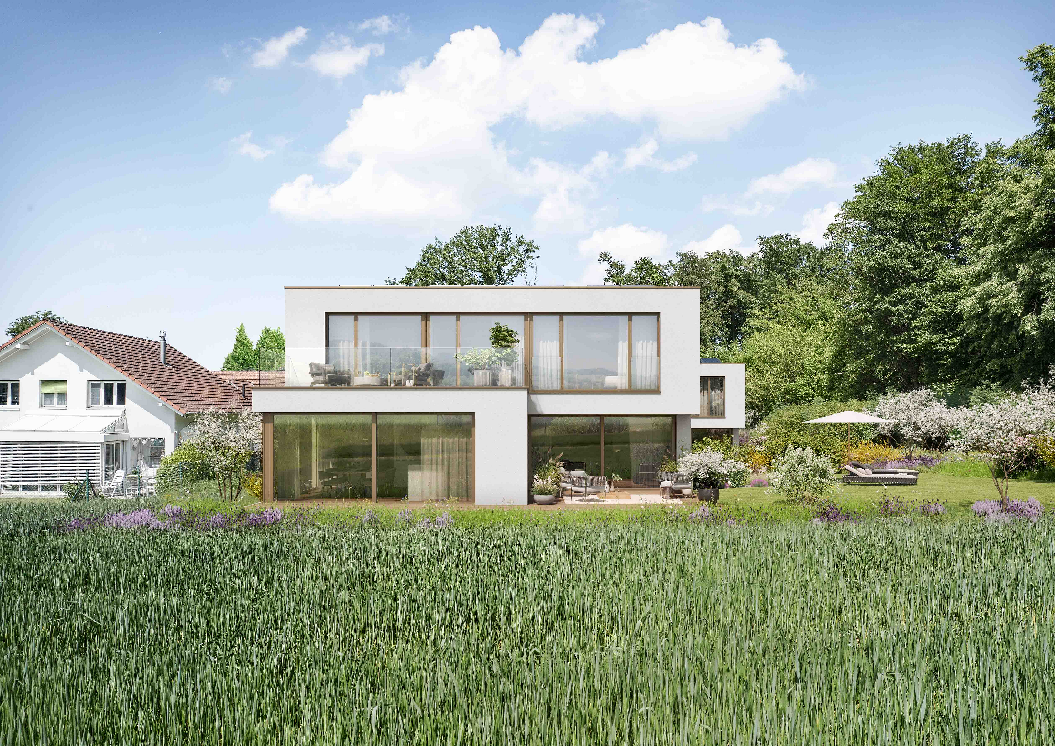 New development: Exclusive modern villas in an idyllic setting
