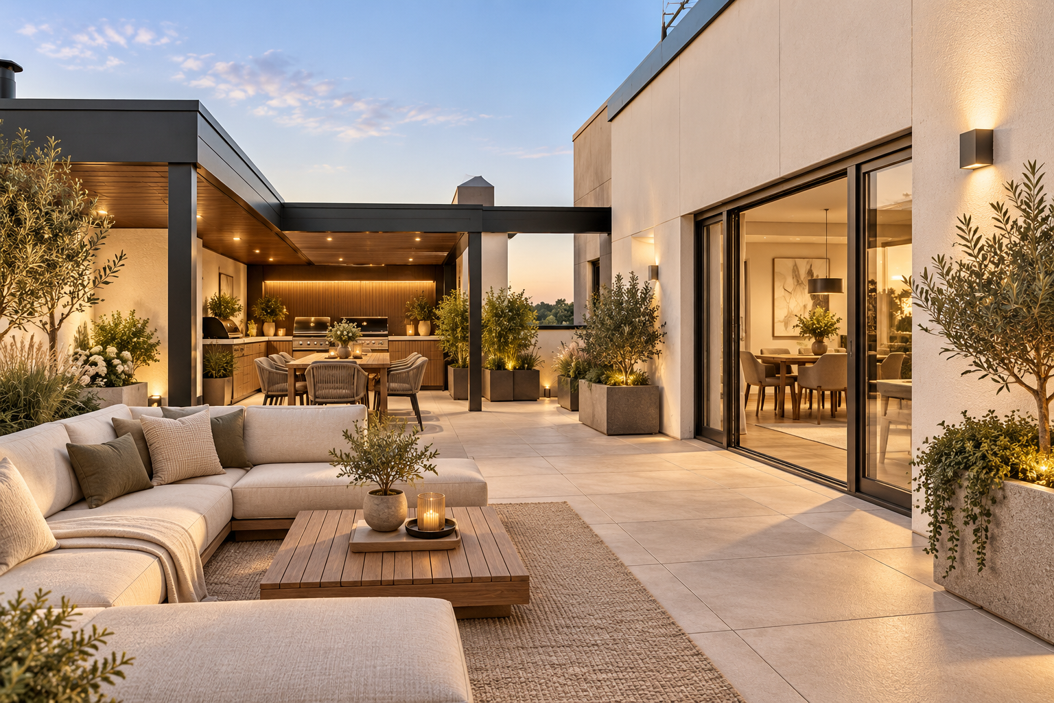 Penthouse with exceptional potential and approx. 100 m² roof terrace [AI-modified]