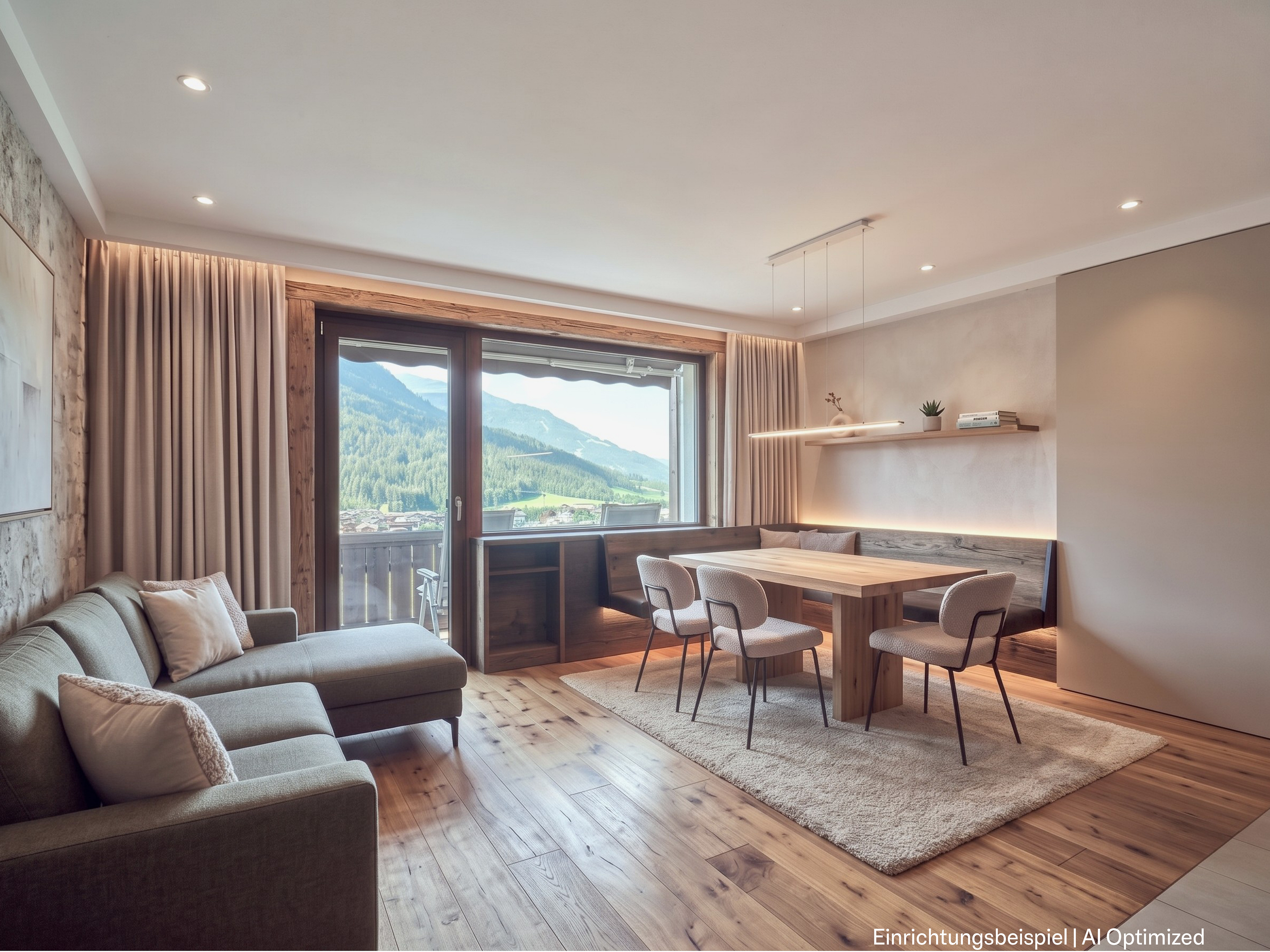 Charmante 2-Zimmer-Wohnung mit Balkon und Panoramablick – Freizeitwohnsitz