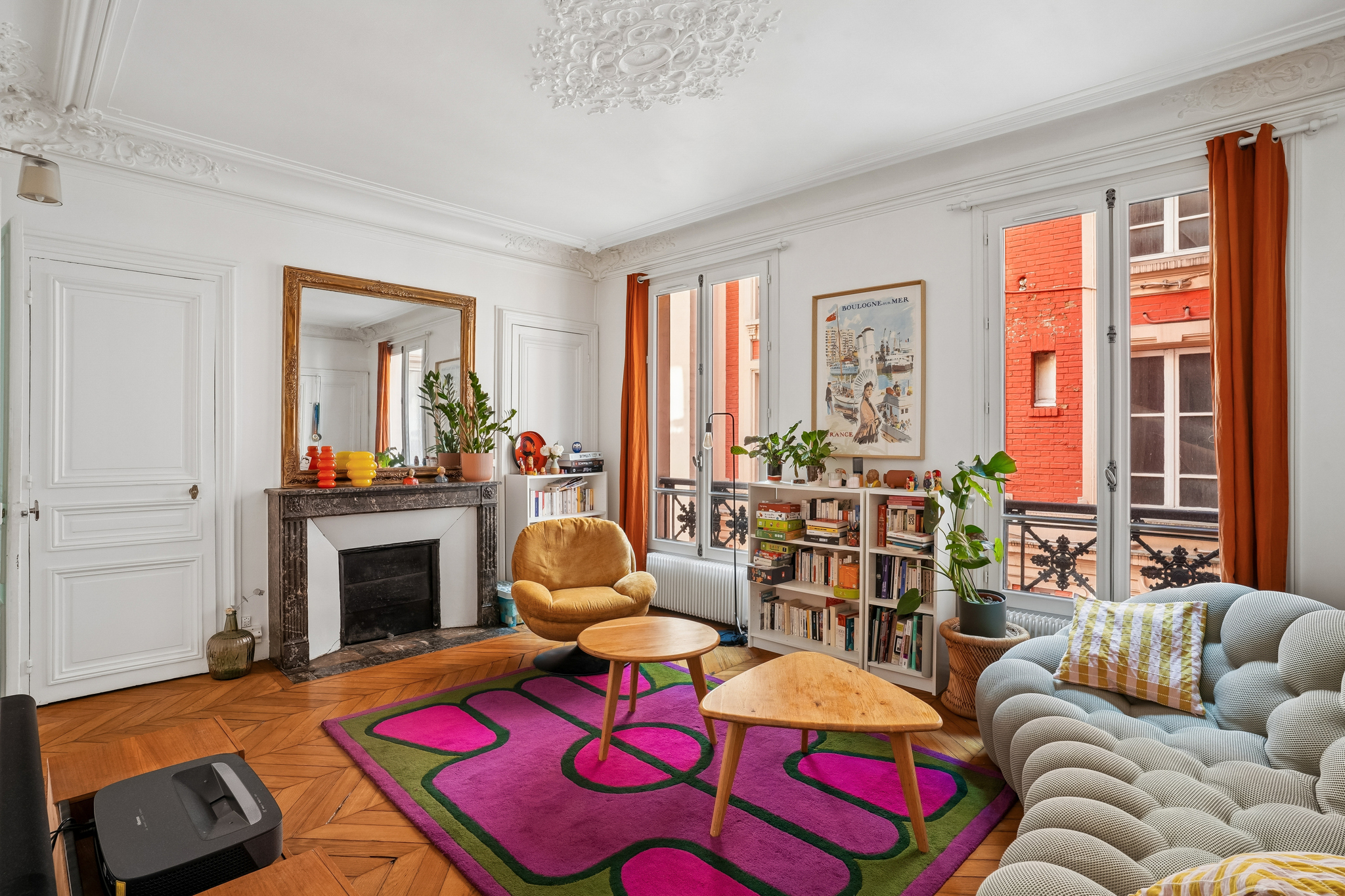 A characterful apartment where old-world charm meets refined renovation
