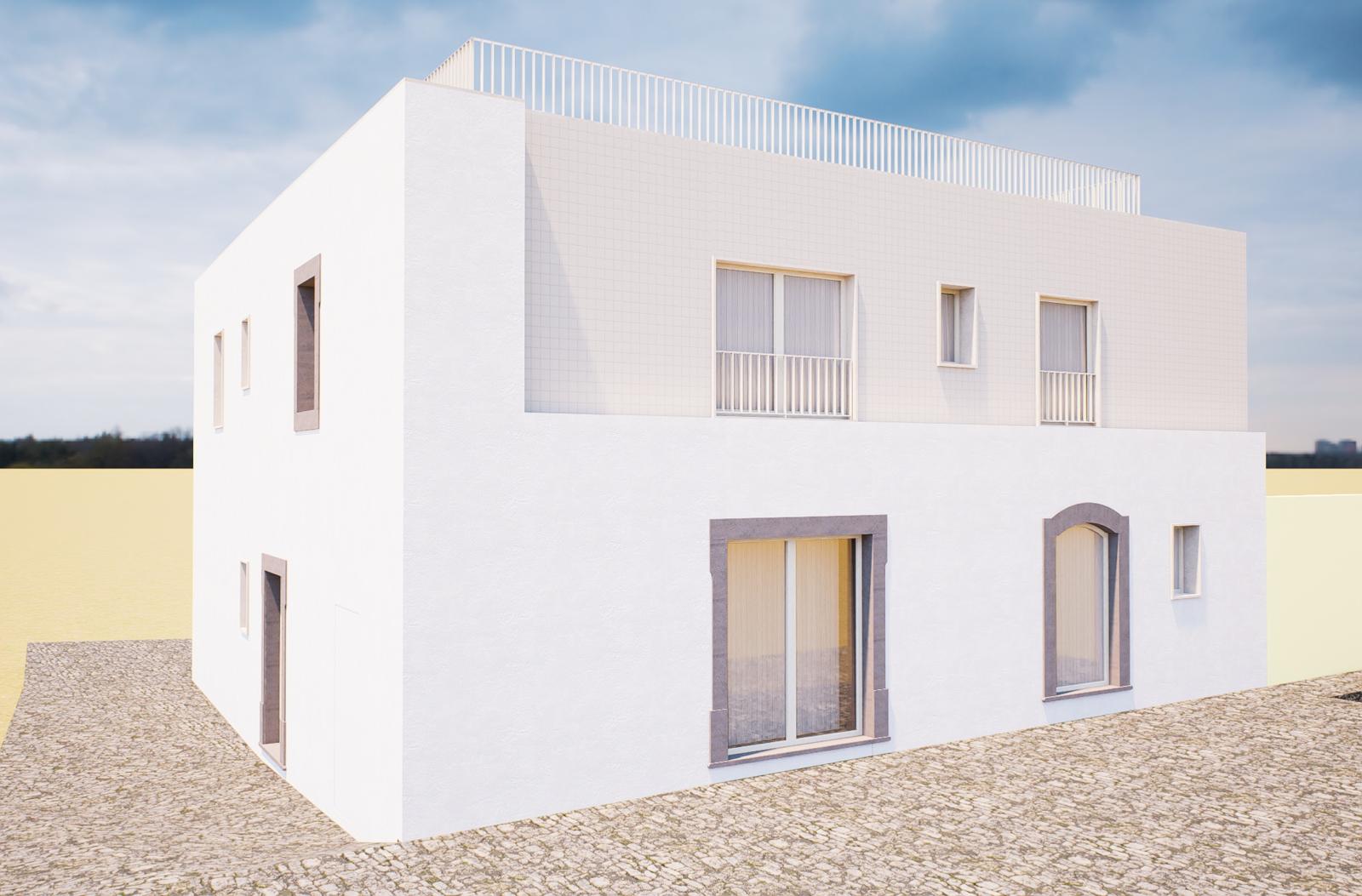 Terreno com Projeto Residencial Submetido no Centro Histórico de Loulé