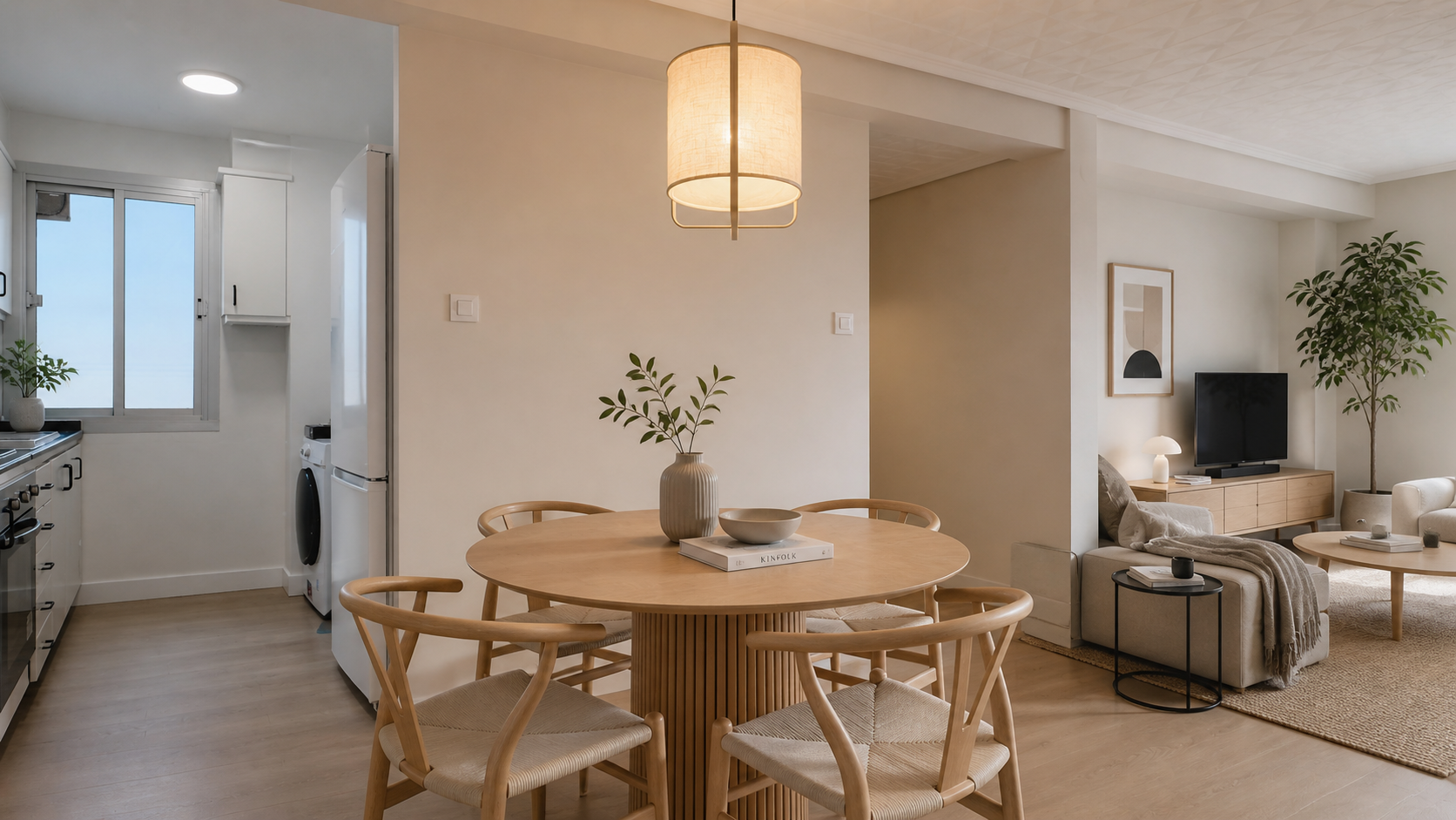 Bright newly renovated apartment next to the Turia Gardens