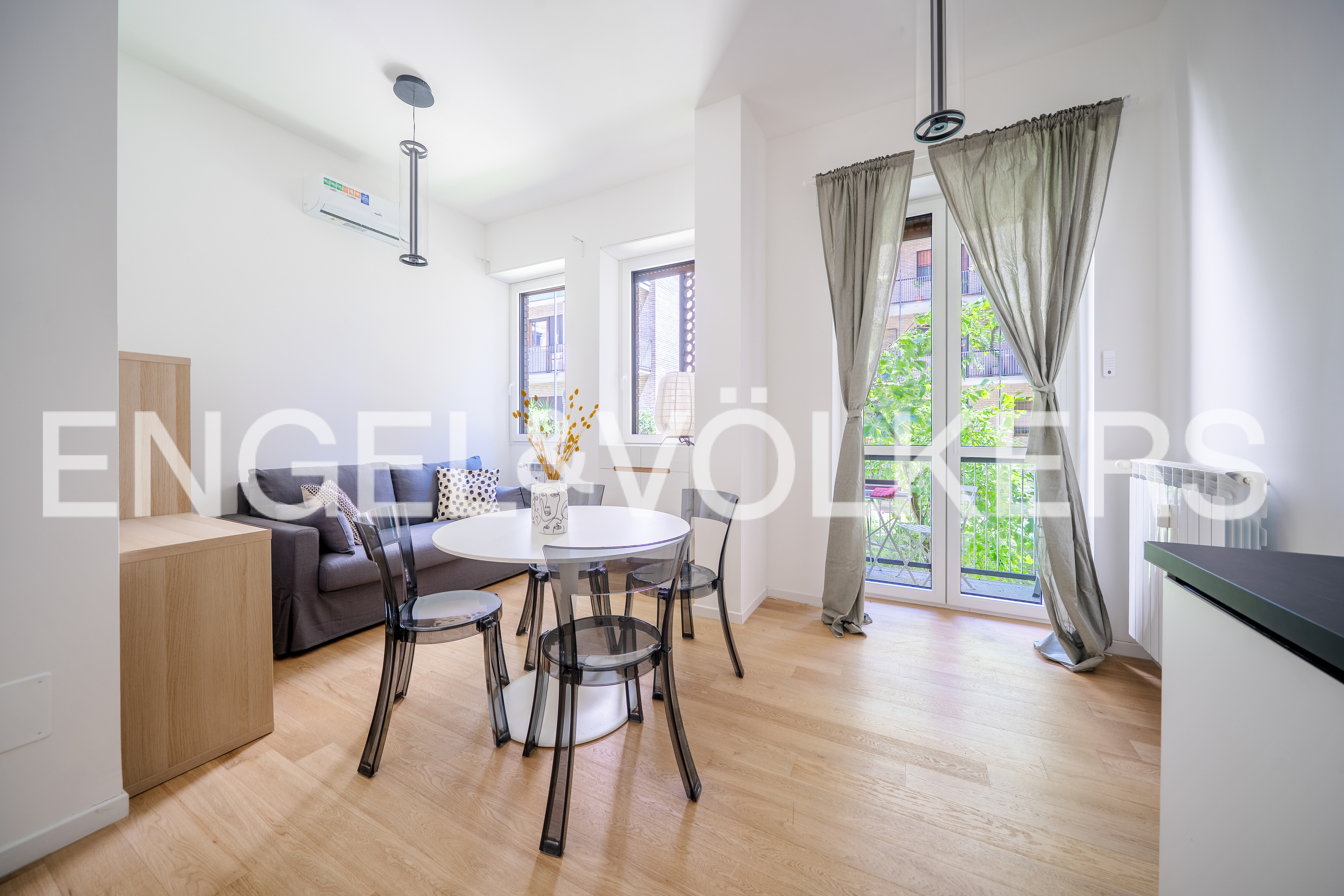 Brand-new furnished one-bedroom apartment on Via Piranesi
