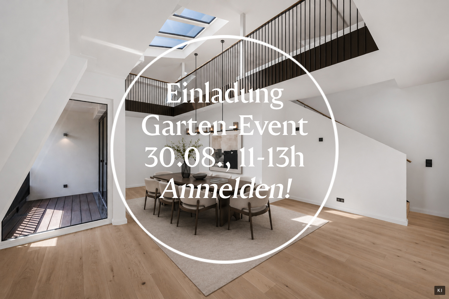 GARTEN-EVENT AM 30.08. * Großzügige Maisonettewohnung mit offenem Wohnkonzept und Gartenbereich