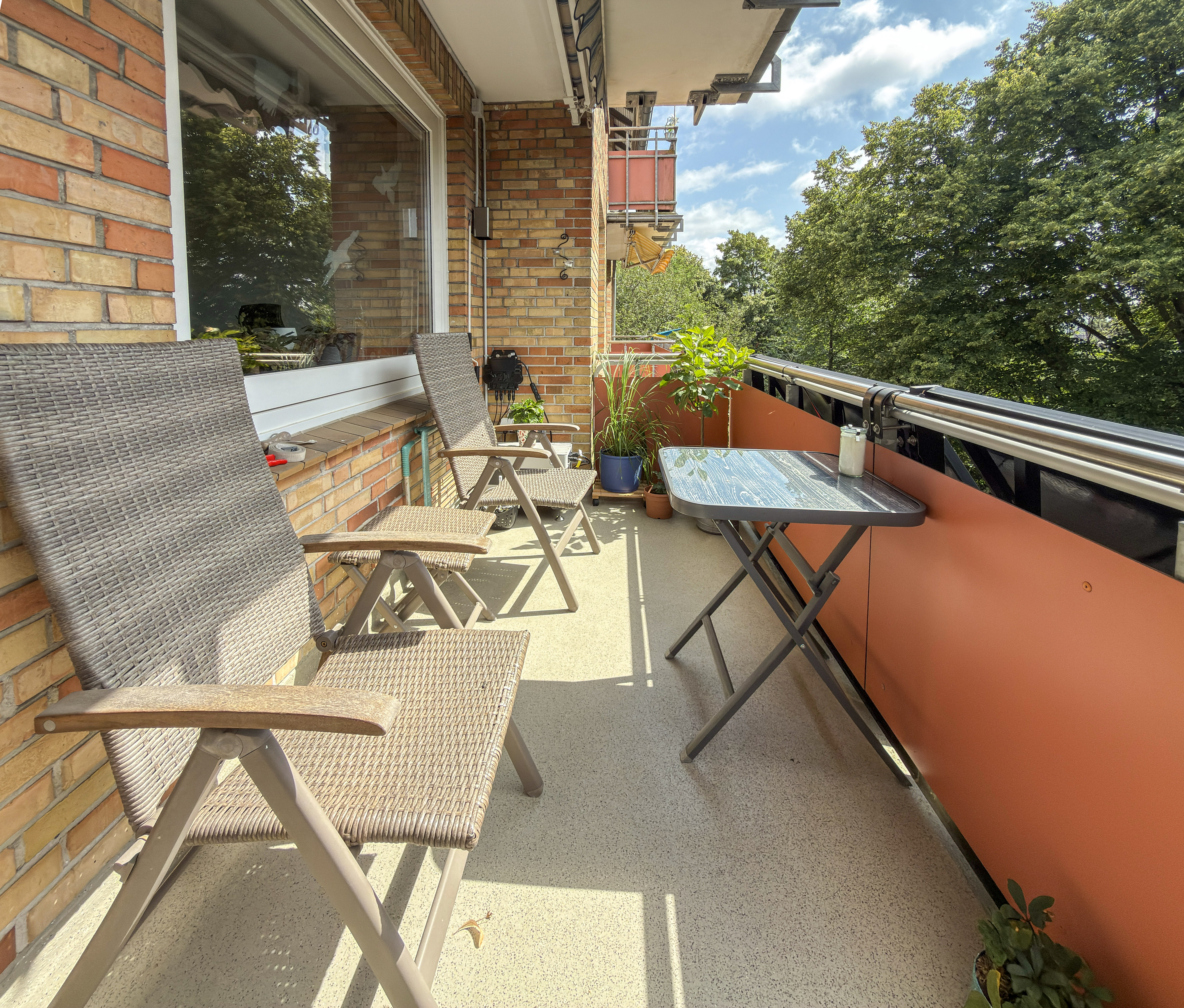 3-Zimmer-Wohnung mit großem Balkon in zentraler Lage von Flensburg