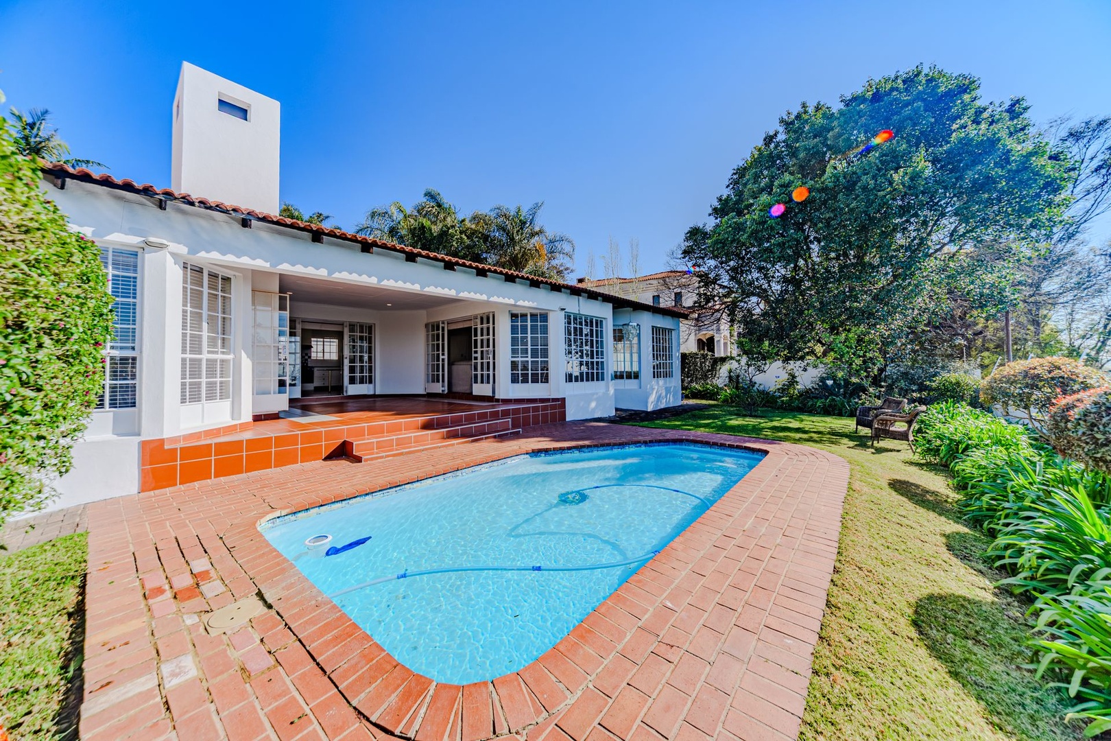 A timeless Mediterranean-inspired residence with Panoramic Views in the heart of Waterkloof Ridge