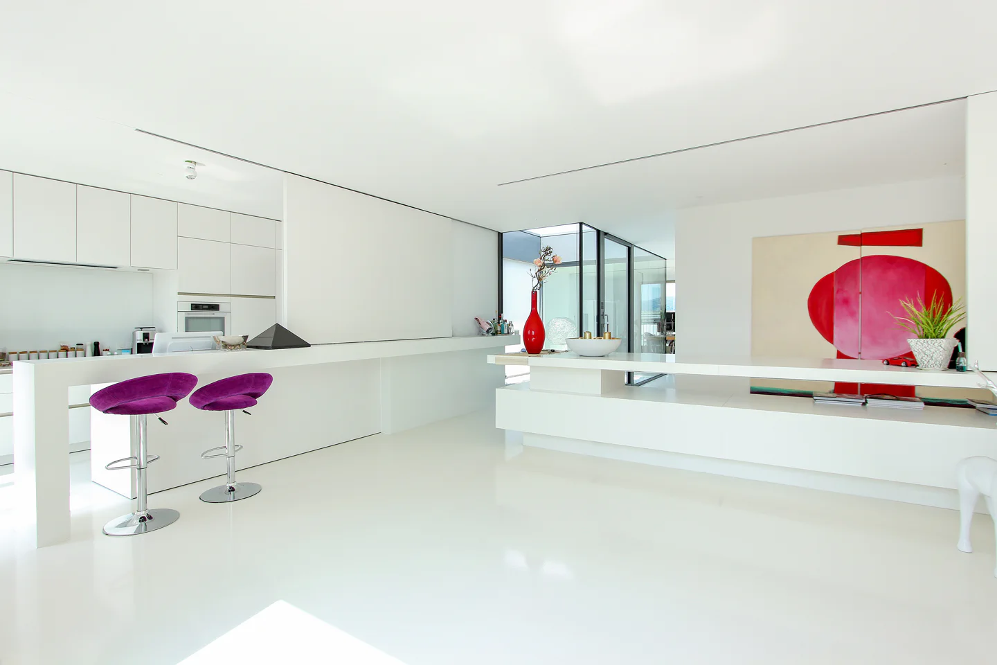 Upper Eastside Berlin: Minimalistische Residenz in Weiß an der Friedrichstraße - Photo 5