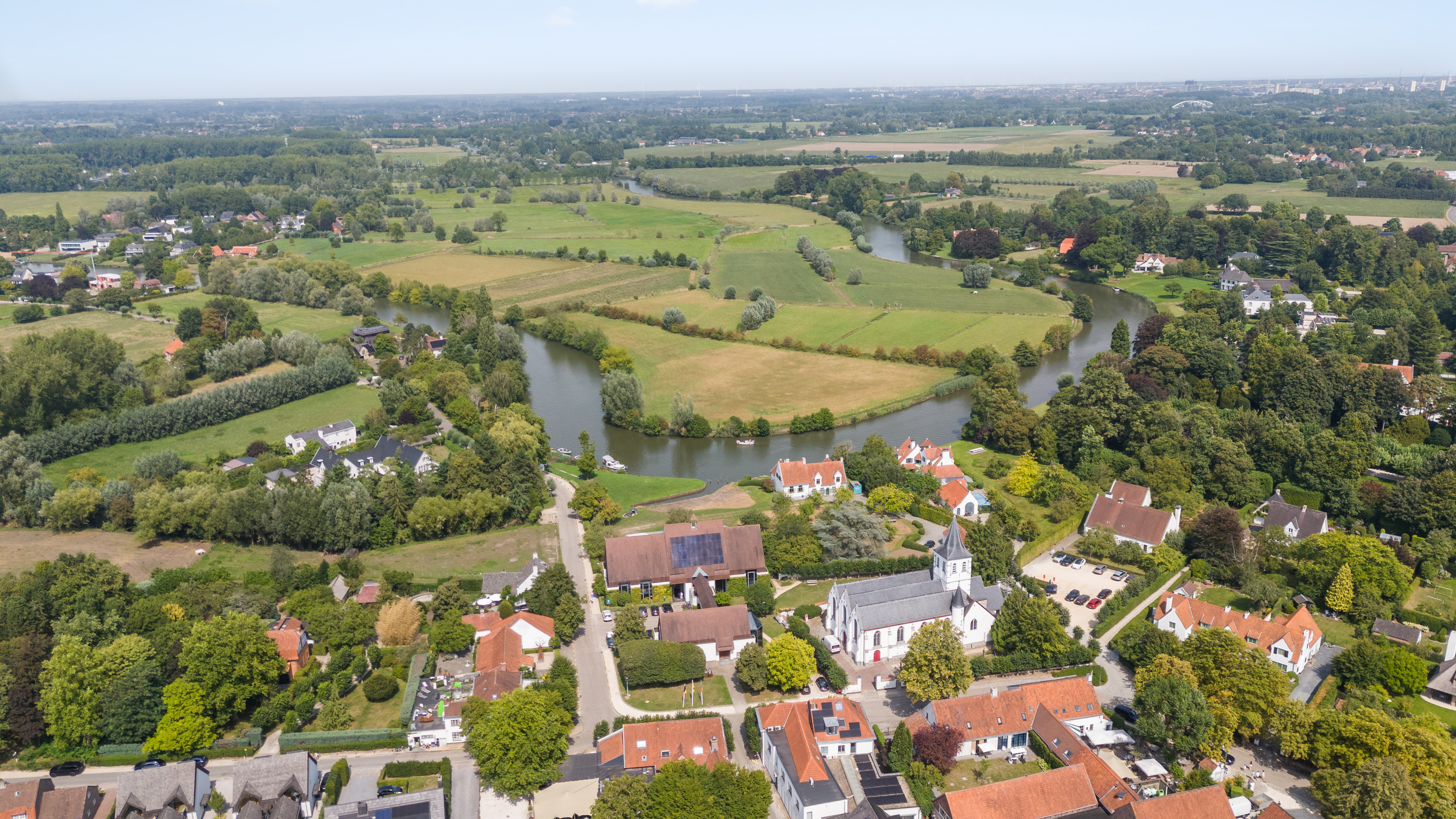Parcelles de terrain exclusives d’env. 14 310 m² sur la Lys à Saint-Martens-Latem