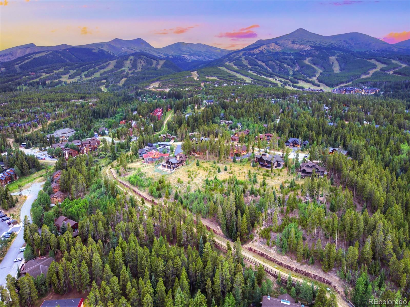 Timeless Log Architecture with Panoramic Breckenridge Views