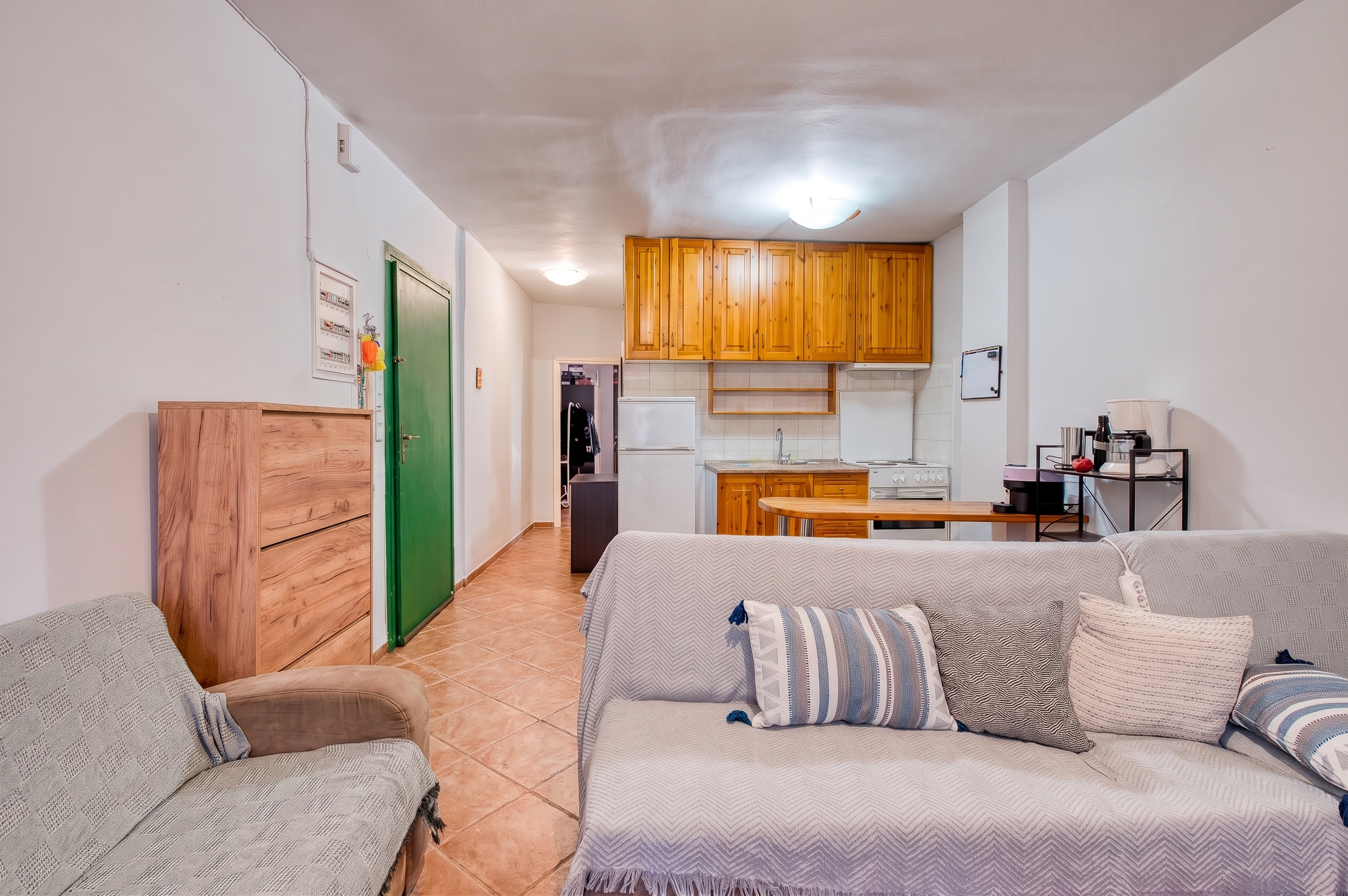 Semi-basement apartment in Ano Poli [AI-modified]