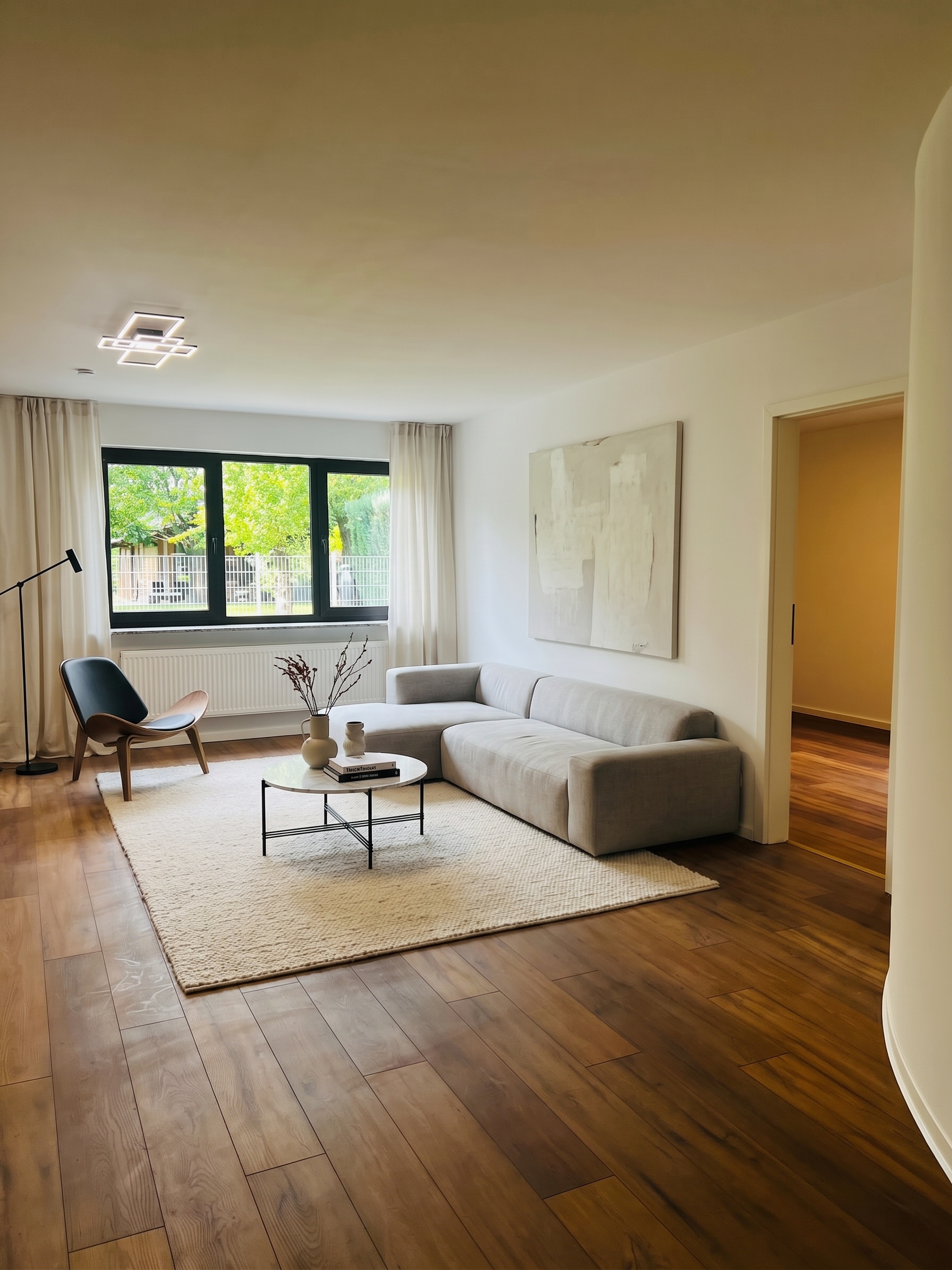 Modernisierte 3-Zimmer-Wohnung mit Gartennutzung [AI-modified]