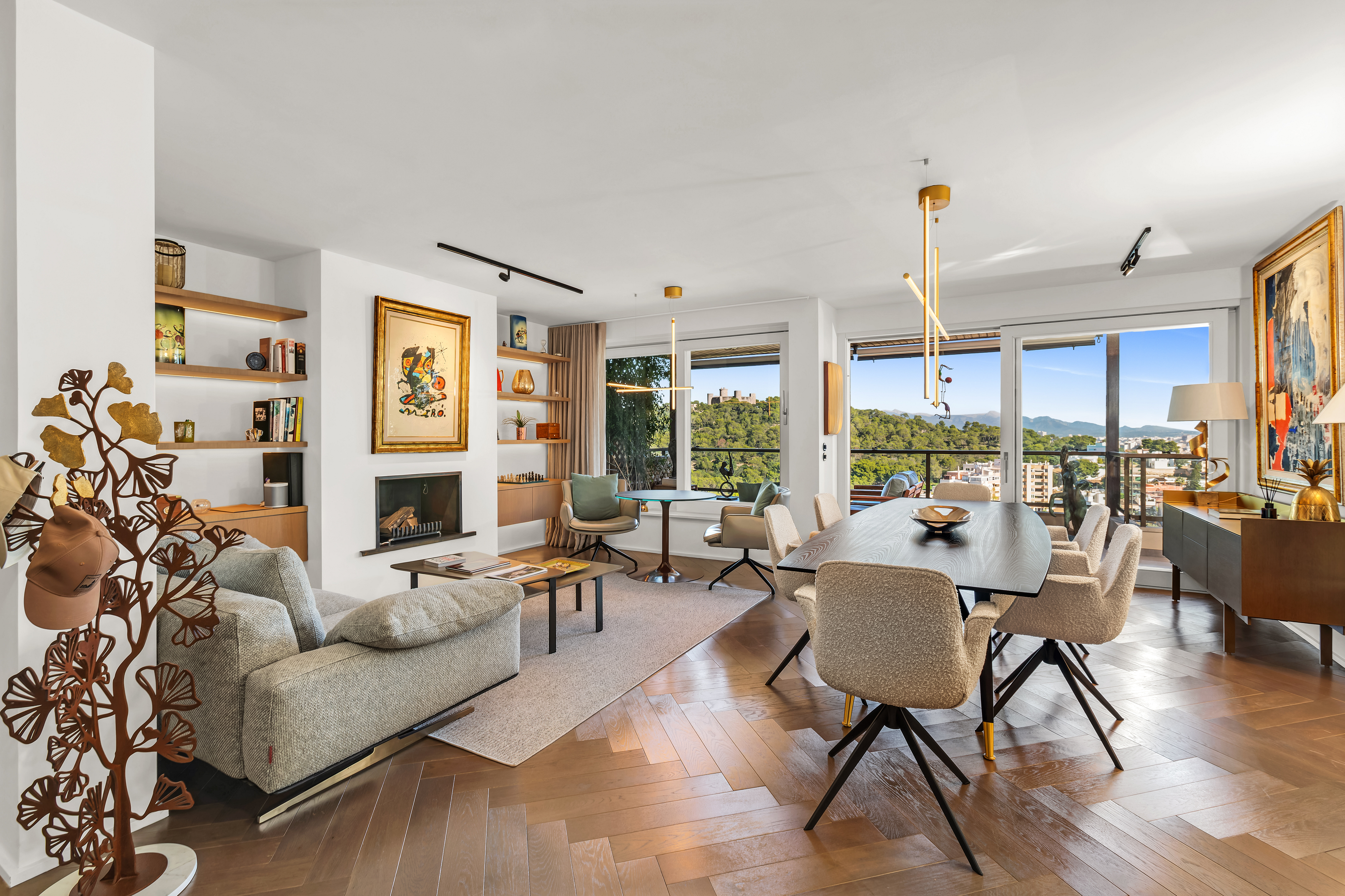 Panoramic Designer Residence Above Palma