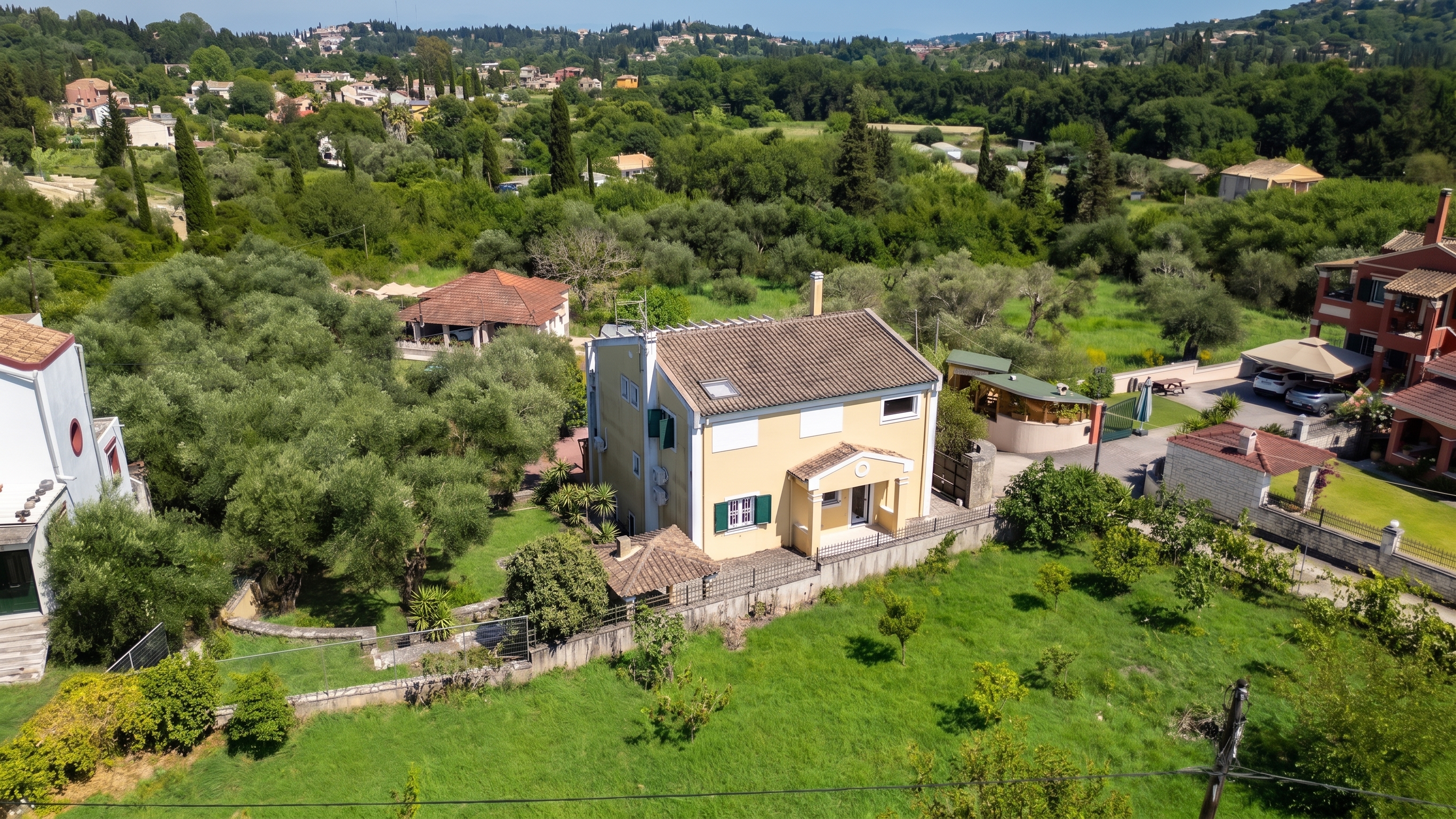 Ideal residence for permanent living in the Heart of Corfu [AI-modified]