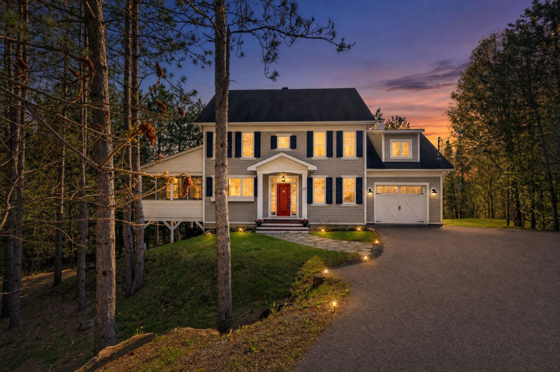 Signature wooded estate with high-end finishes