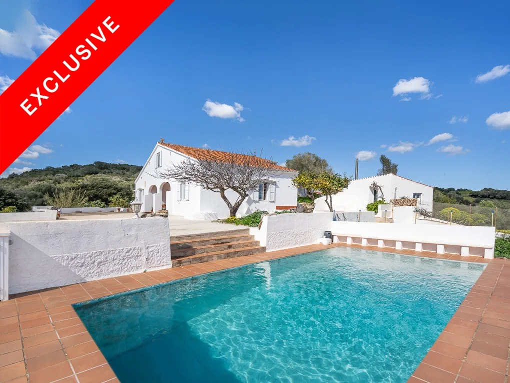 Spectacular property in protected countryside in Es Grau, Menorca