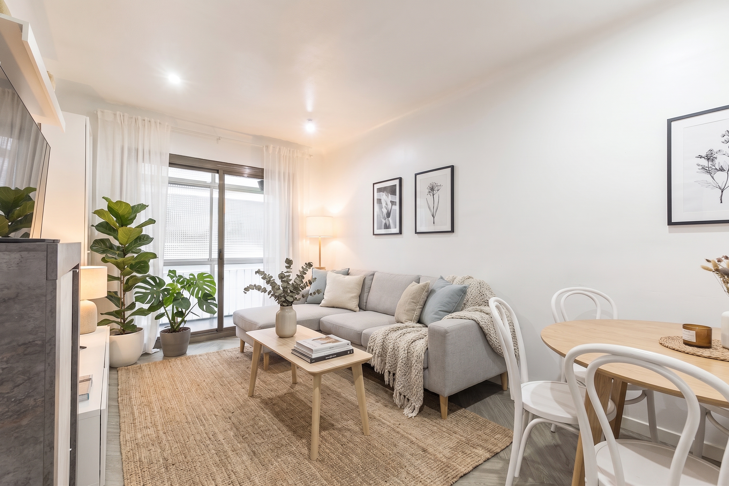 Cozy and functional apartment. [AI-modified]