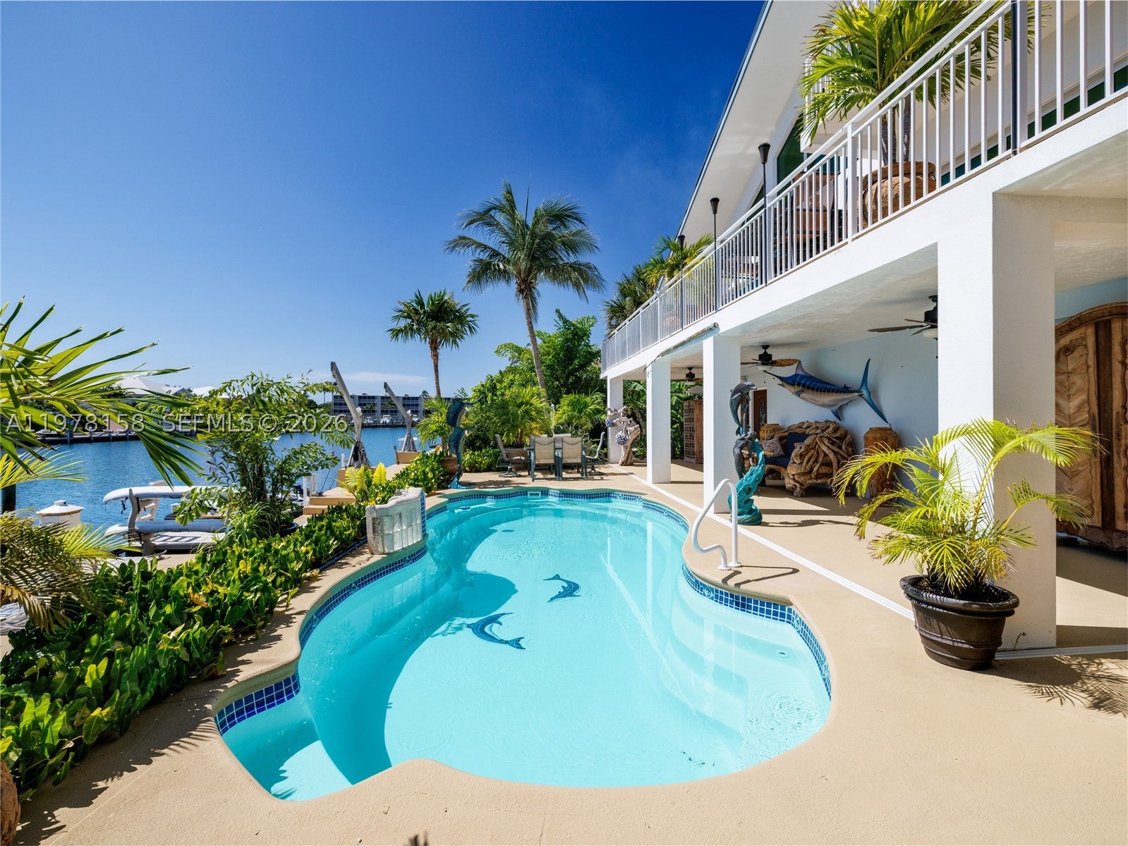 Deep-Water Fishing Estate with 110’ Dock & Ocean Access