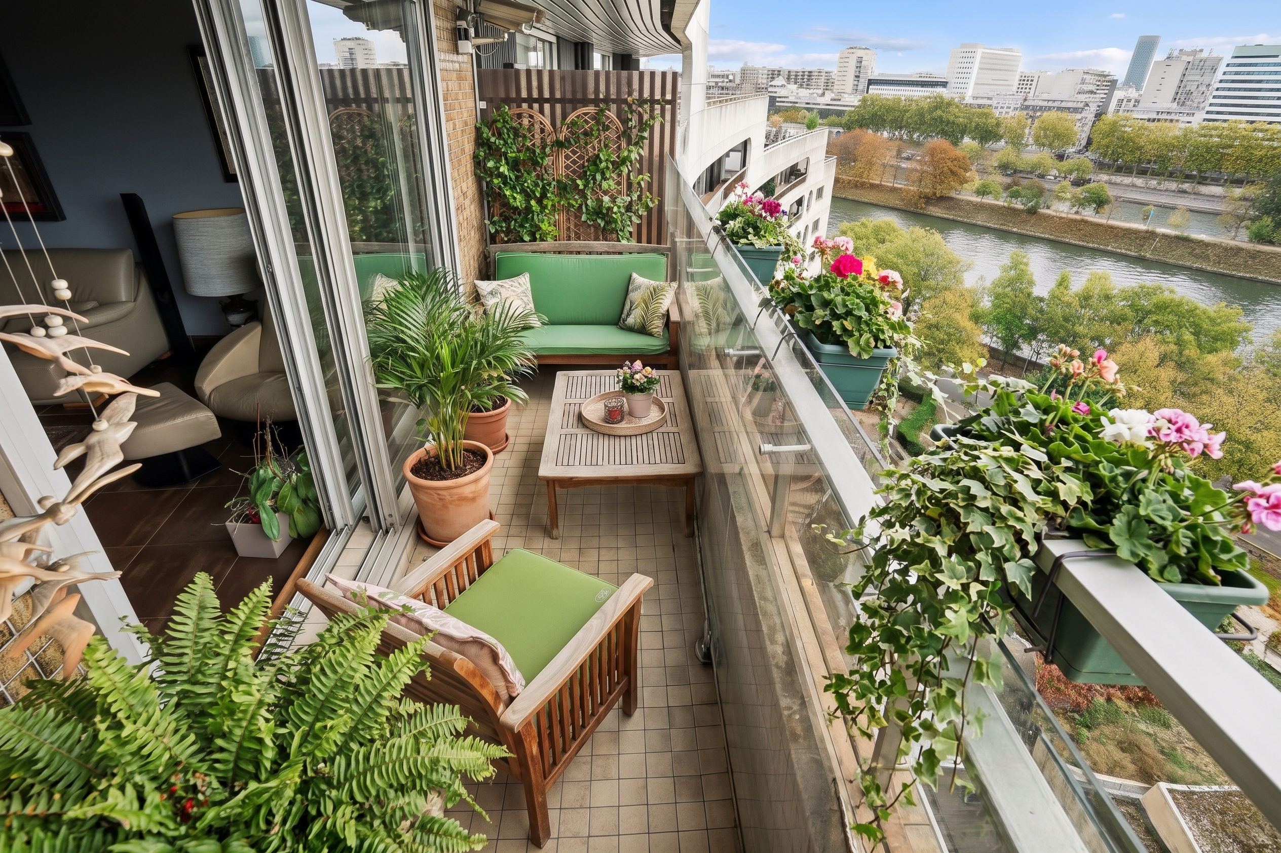 Paris 16th – Passy Kennedy Residence – 145 m² – 10th floor [AI-modified]