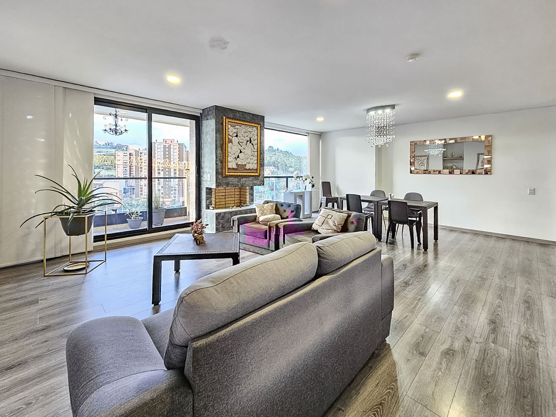 Apartamento con balcones y clubhouse para venta en Colina Campestre