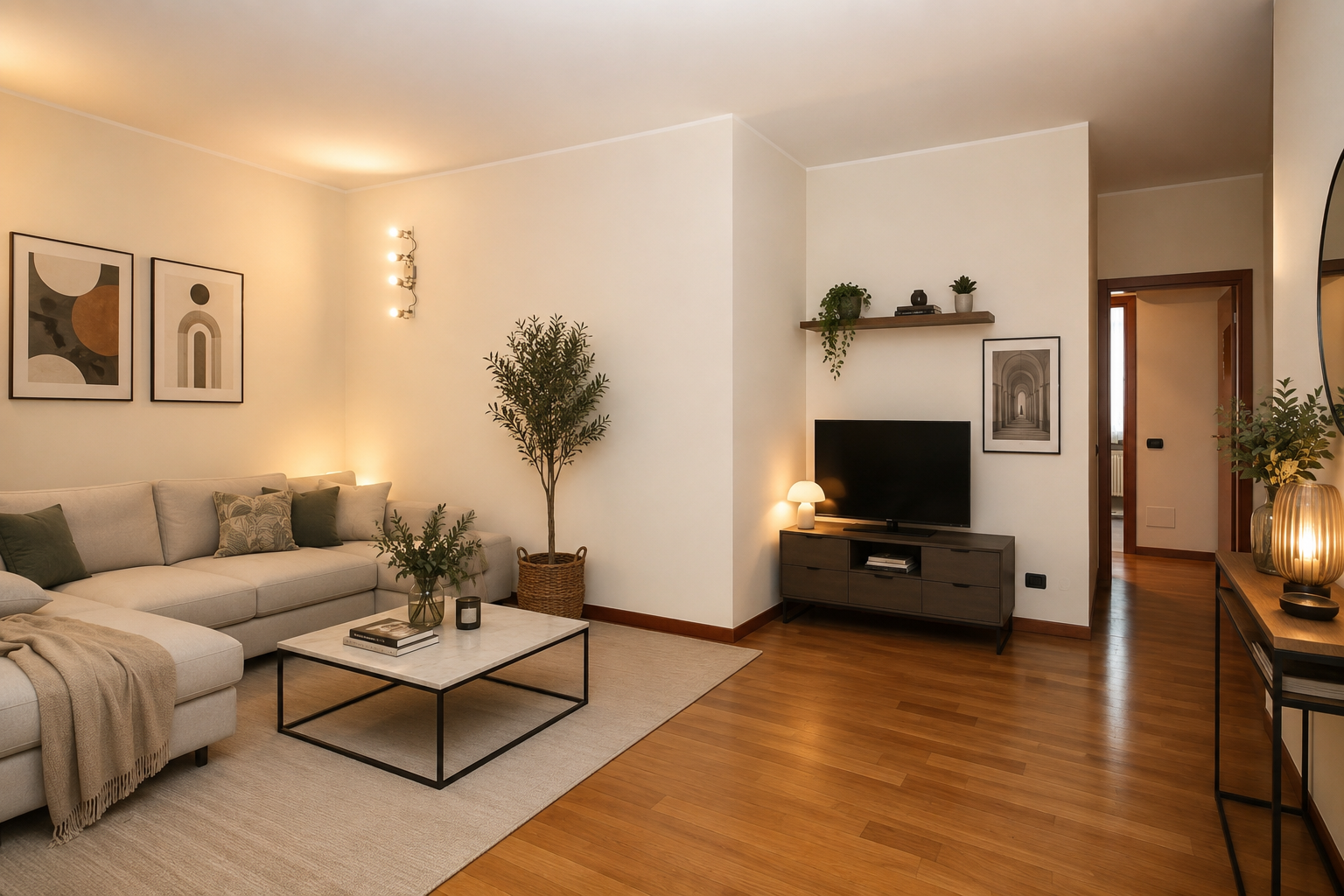 Tre locali con terrazzo