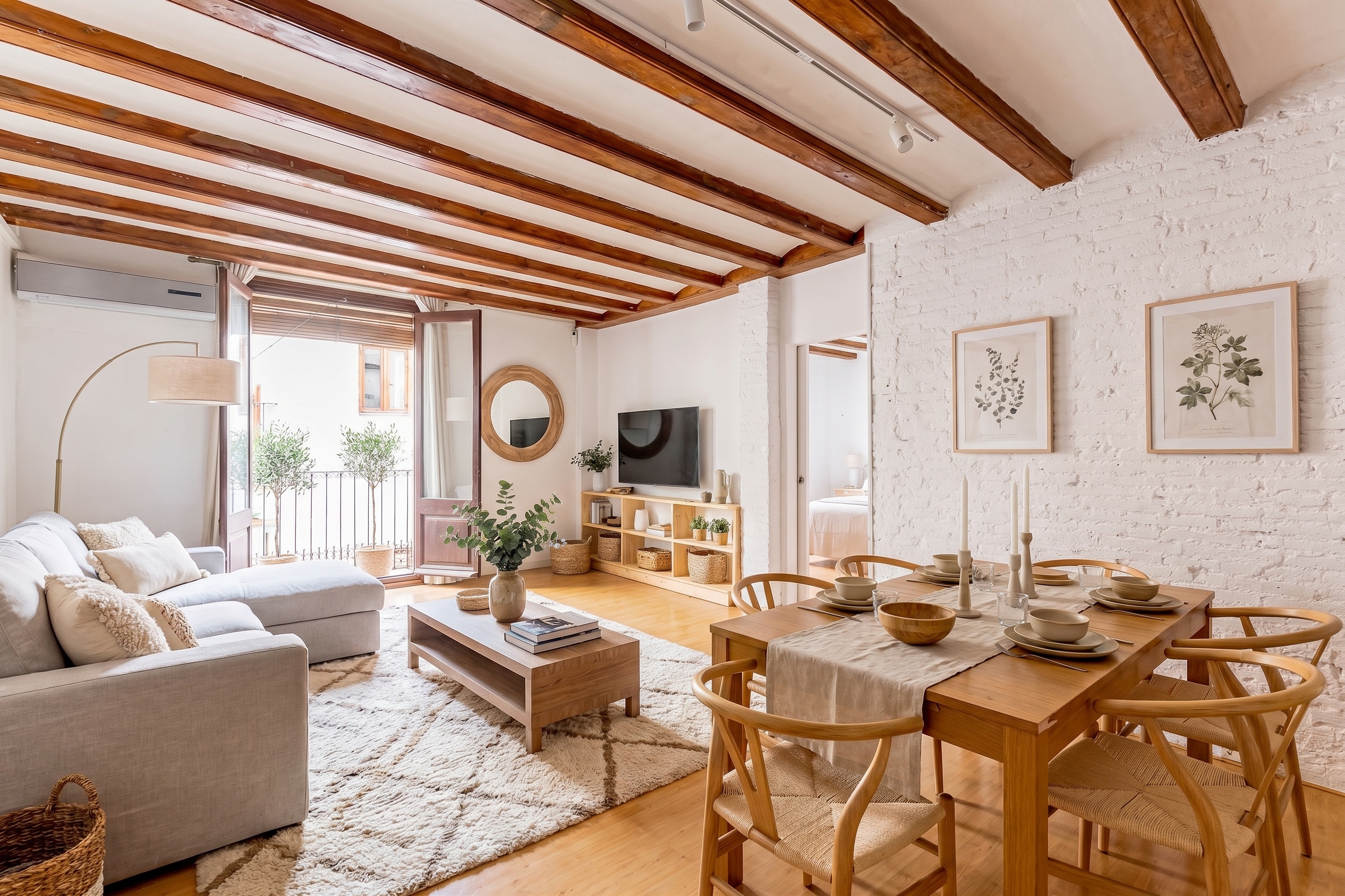 El Born más auténtico: encantador piso con carácter, luz y alma de barrio