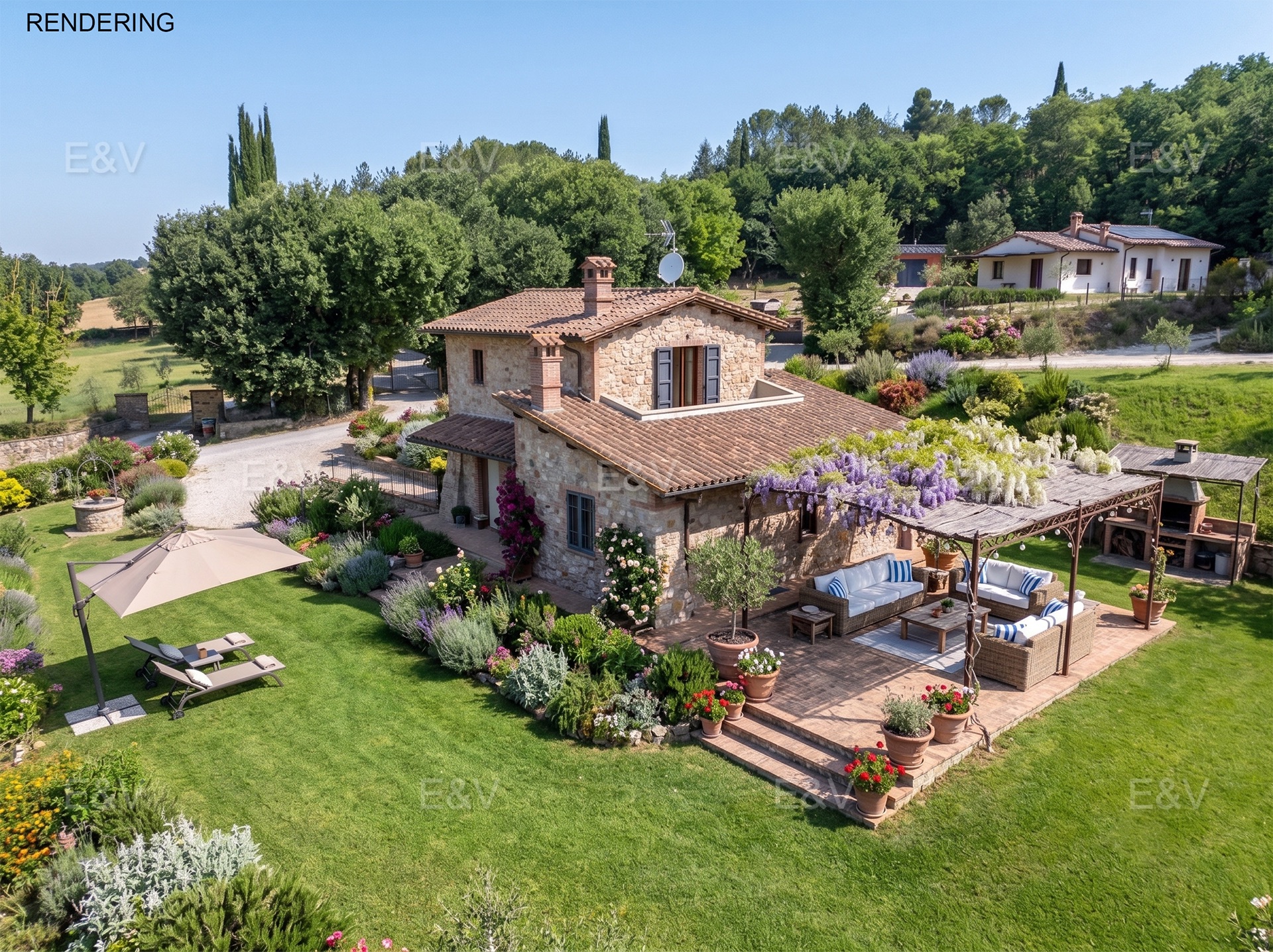 Characteristic stone farmhouse