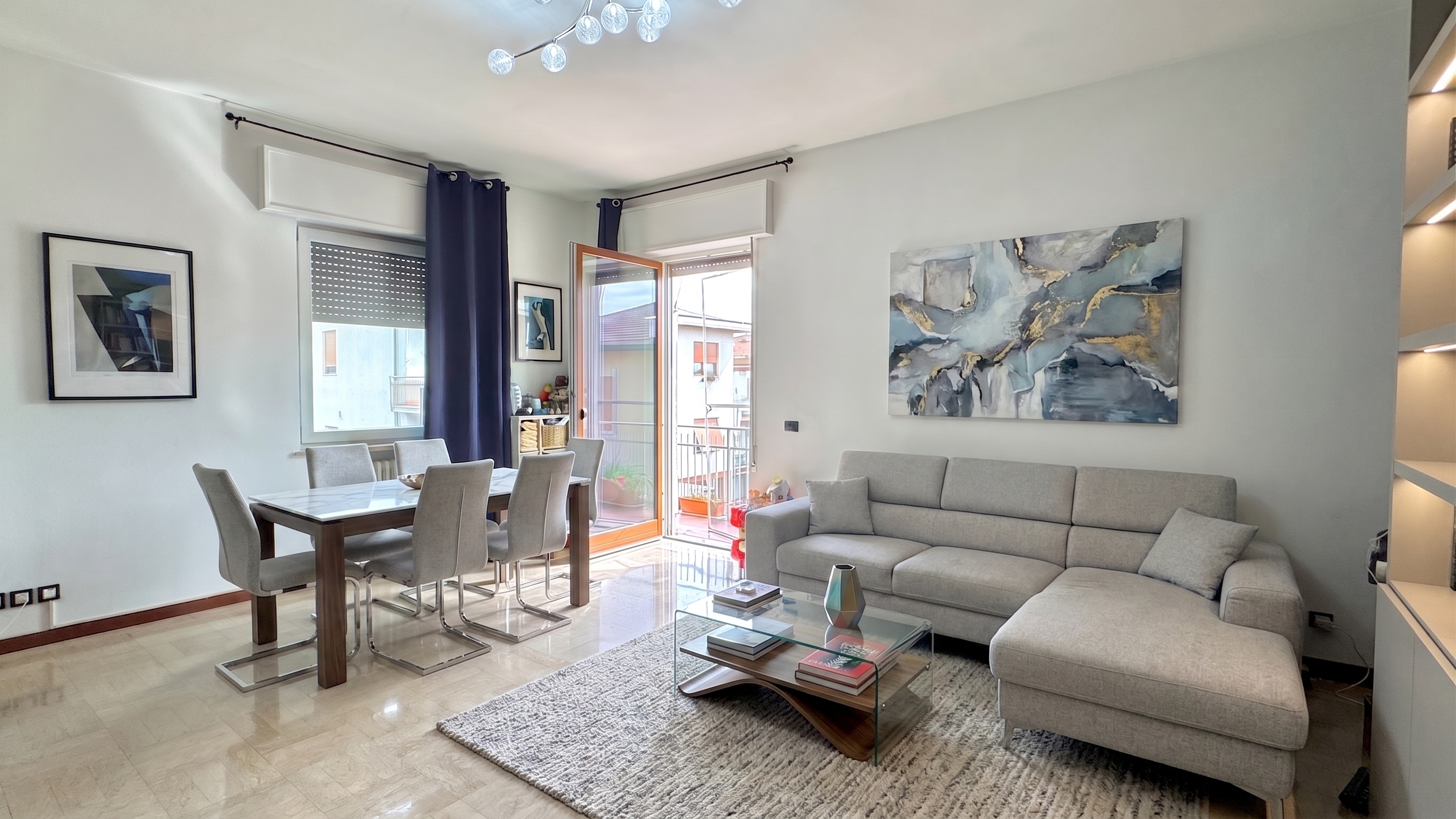 Bright top-floor apartment in La Stanga district (Vicenza)