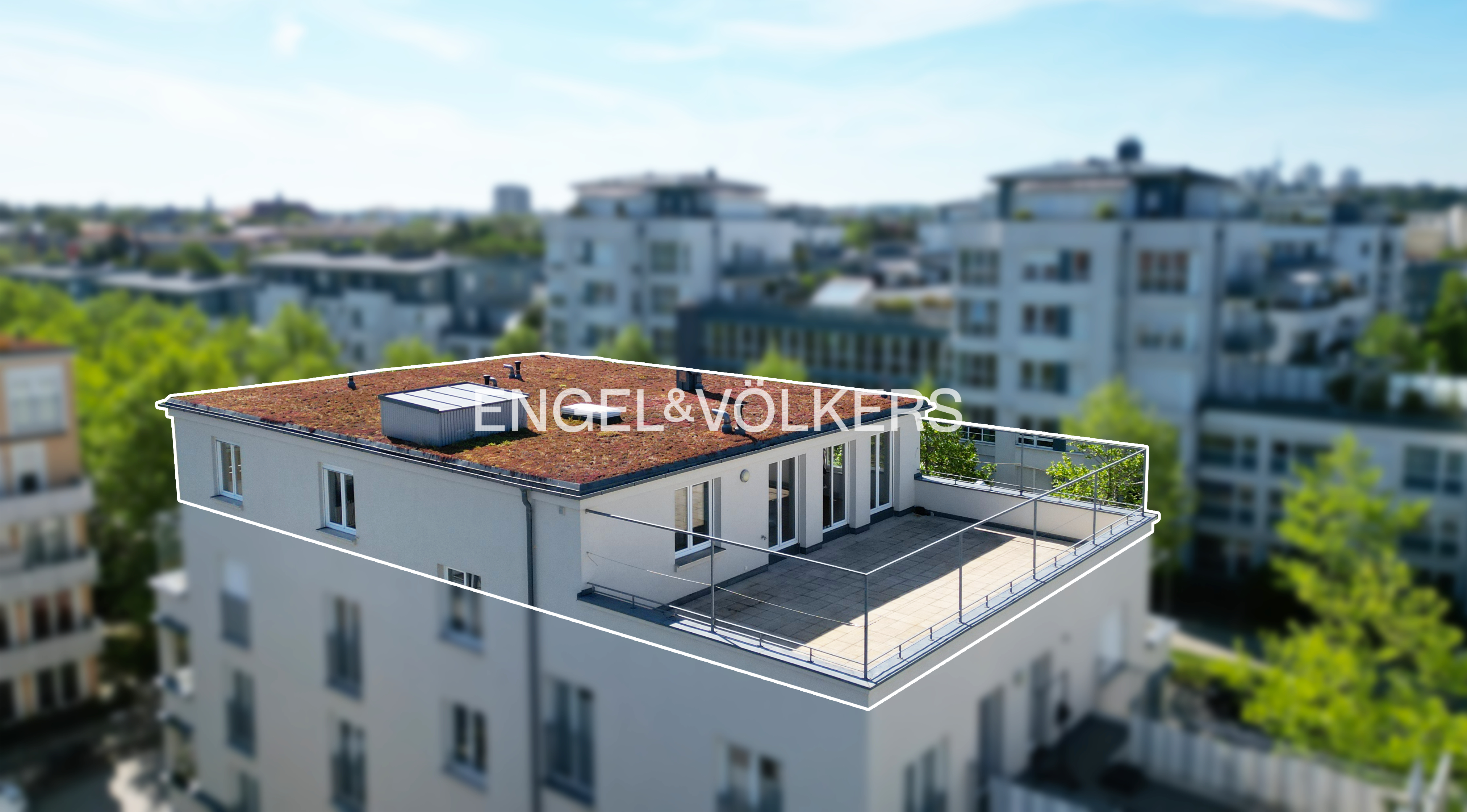 Ihr Wohntraum über den Dächern: Großzügiges Penthouse auf einer eigenen Etage