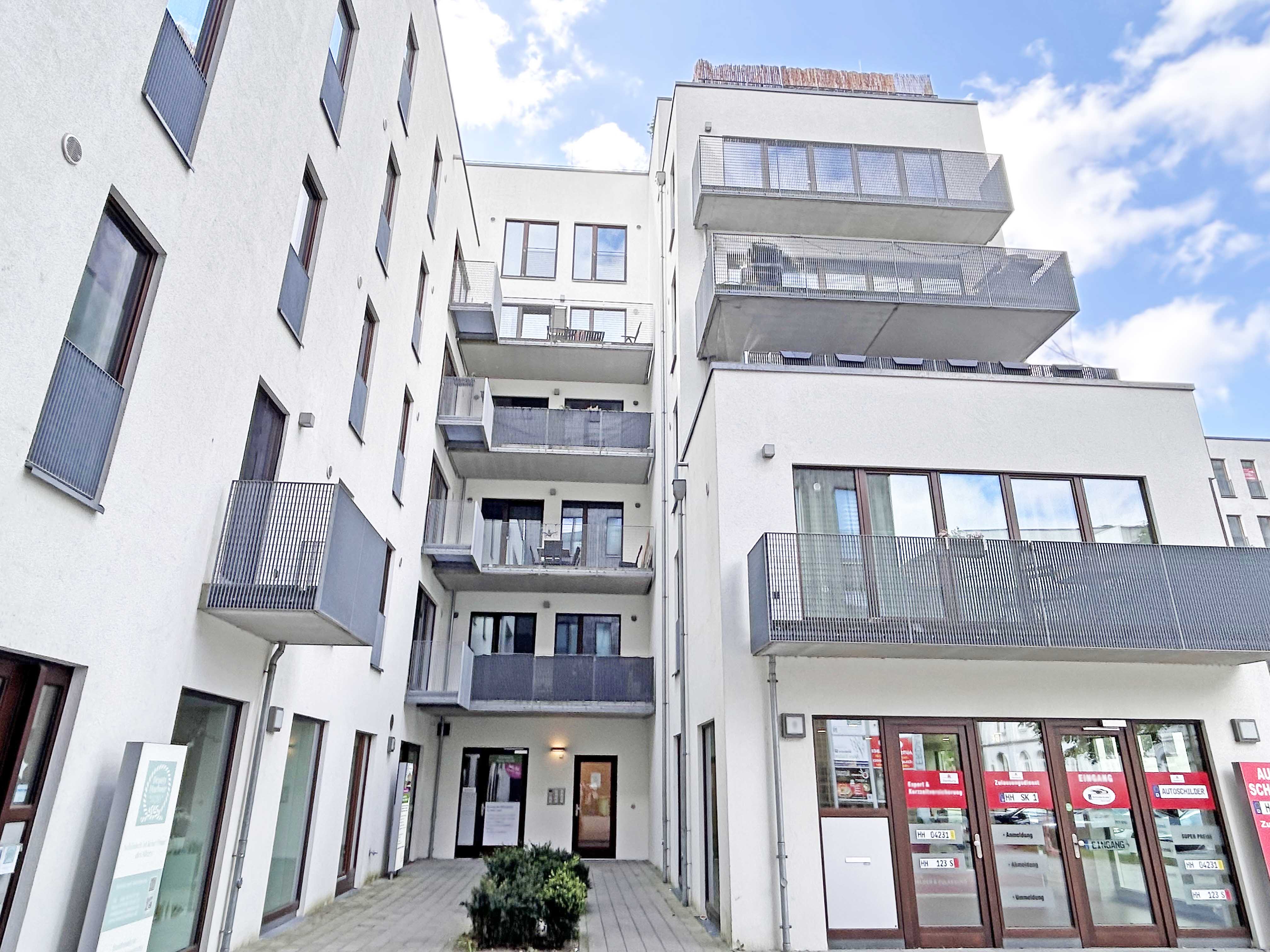 Schöne 2-Zimmer-Wohnung mit Balkon im Harburger Binnenhafen!