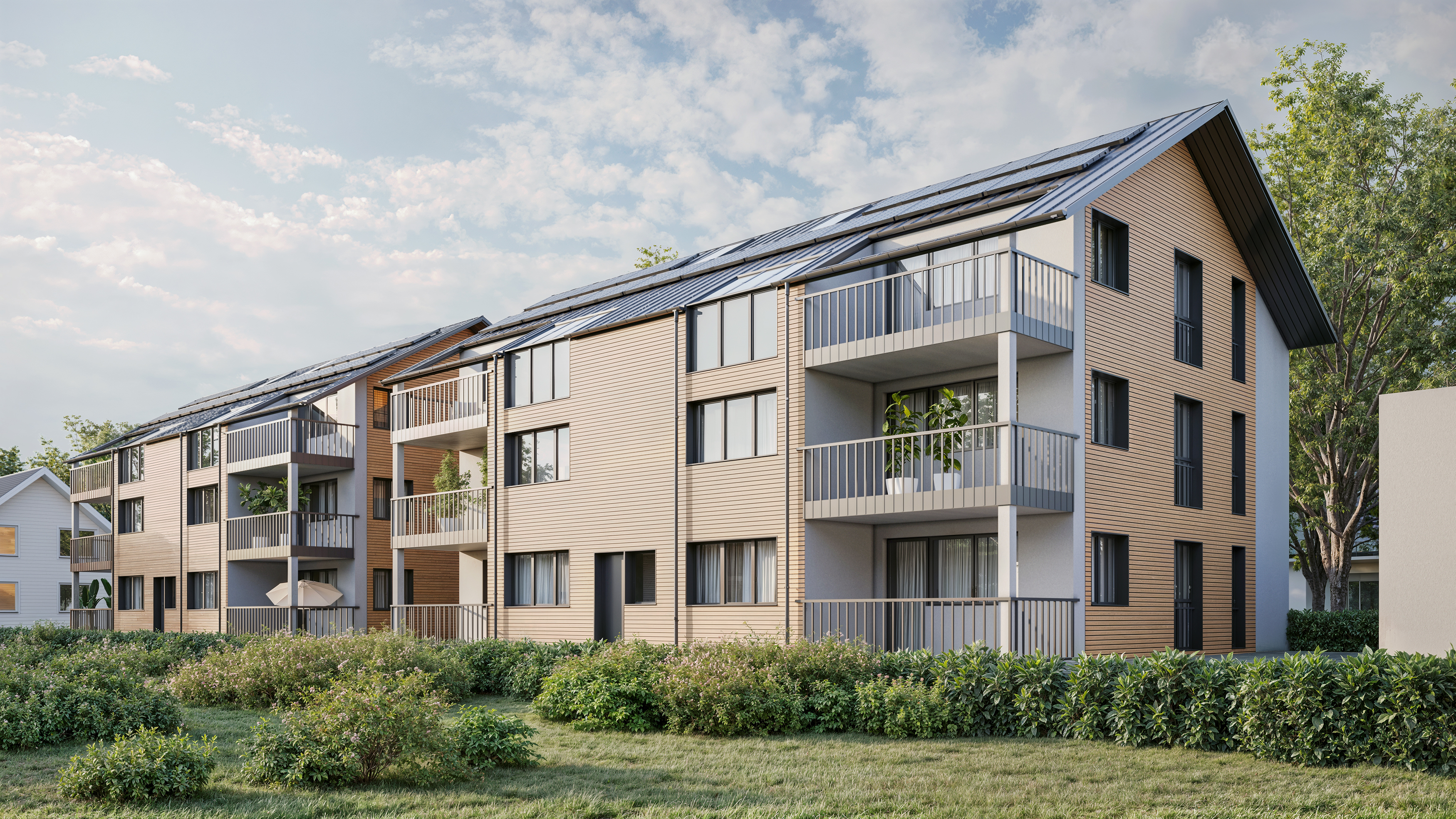 Exklusiv wohnen in Ringsheim: Neubau-4-Zimmer-Wohnung mit Süd-Balkon, Aufzug und bester Anbindung