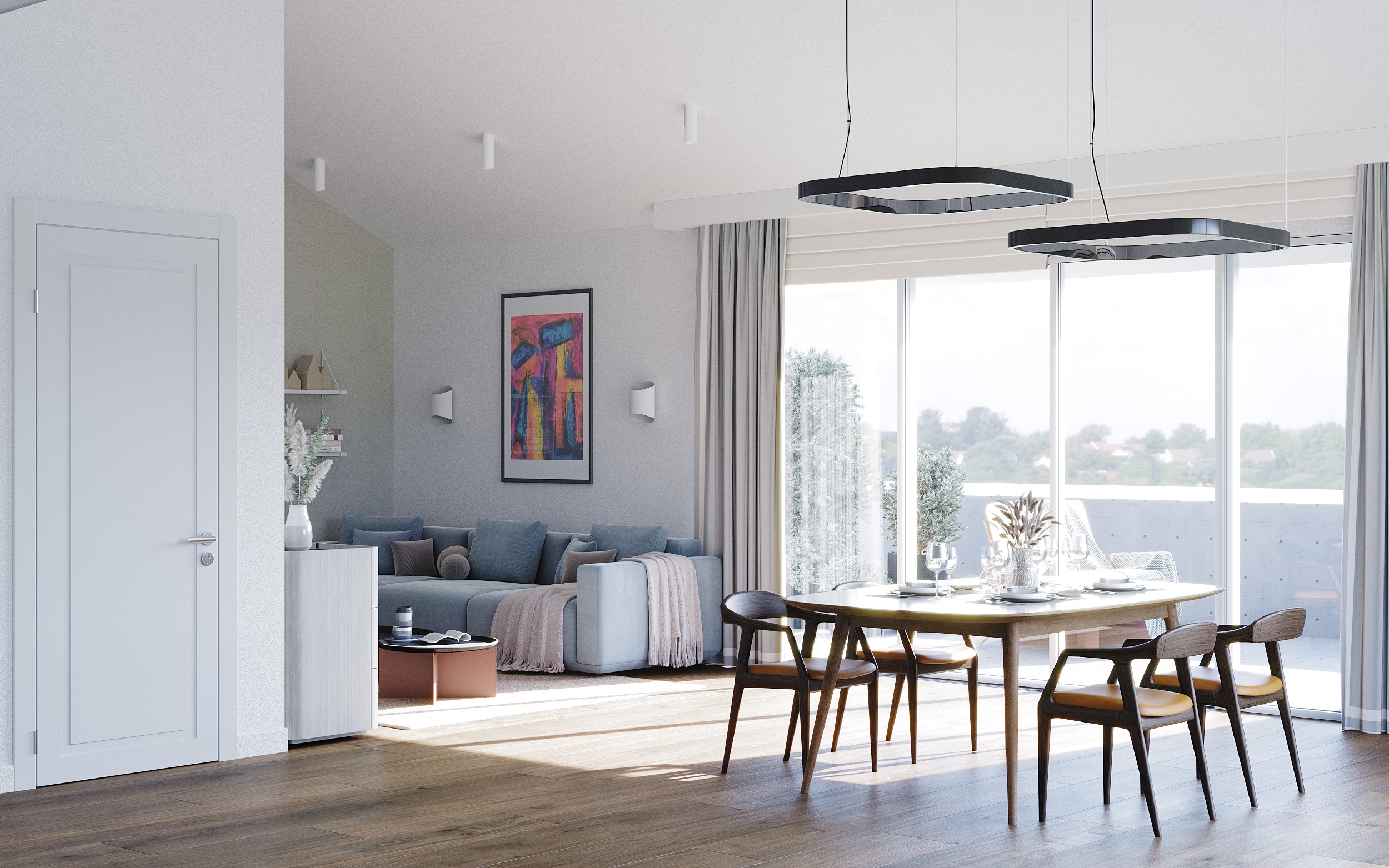 Maisonettewohnung mit Traumaussicht