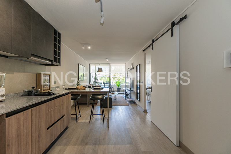 Moderno departamento 1D/patio y cowork.