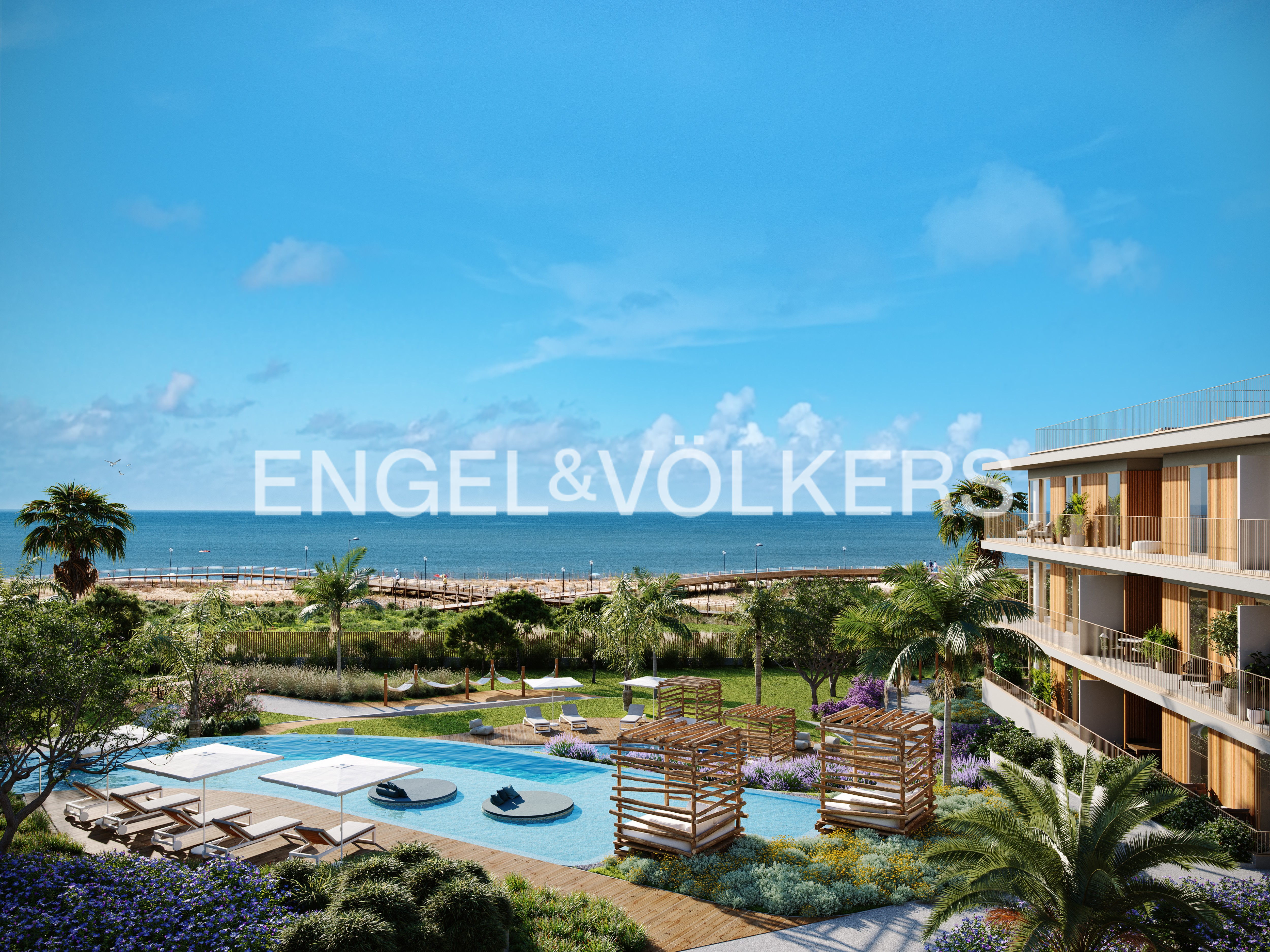 1 bedroom flat under construction - sea view and beach front