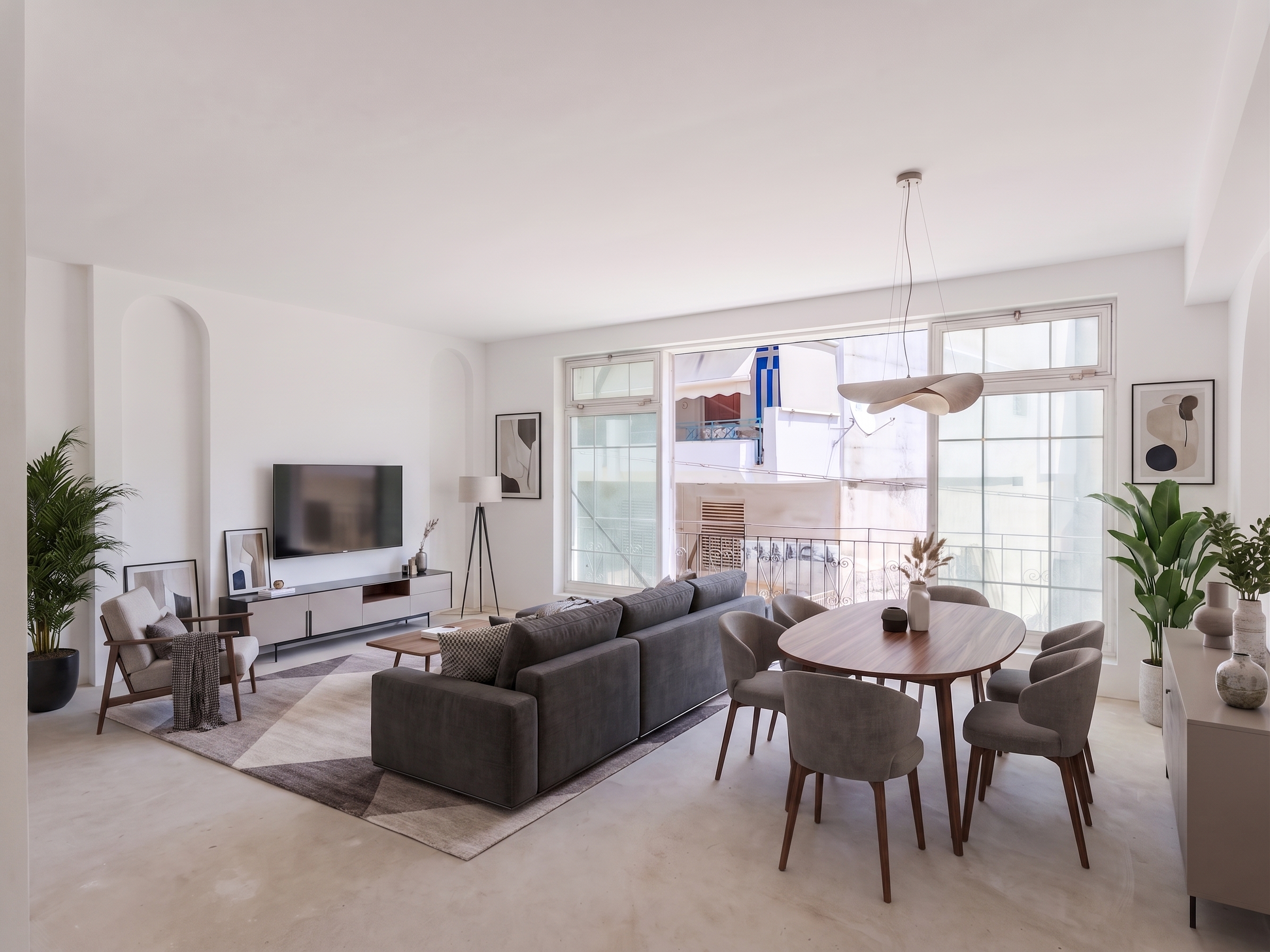 256 sqm multi-unit building · Makrygianni / Dionysiou Areopagitou