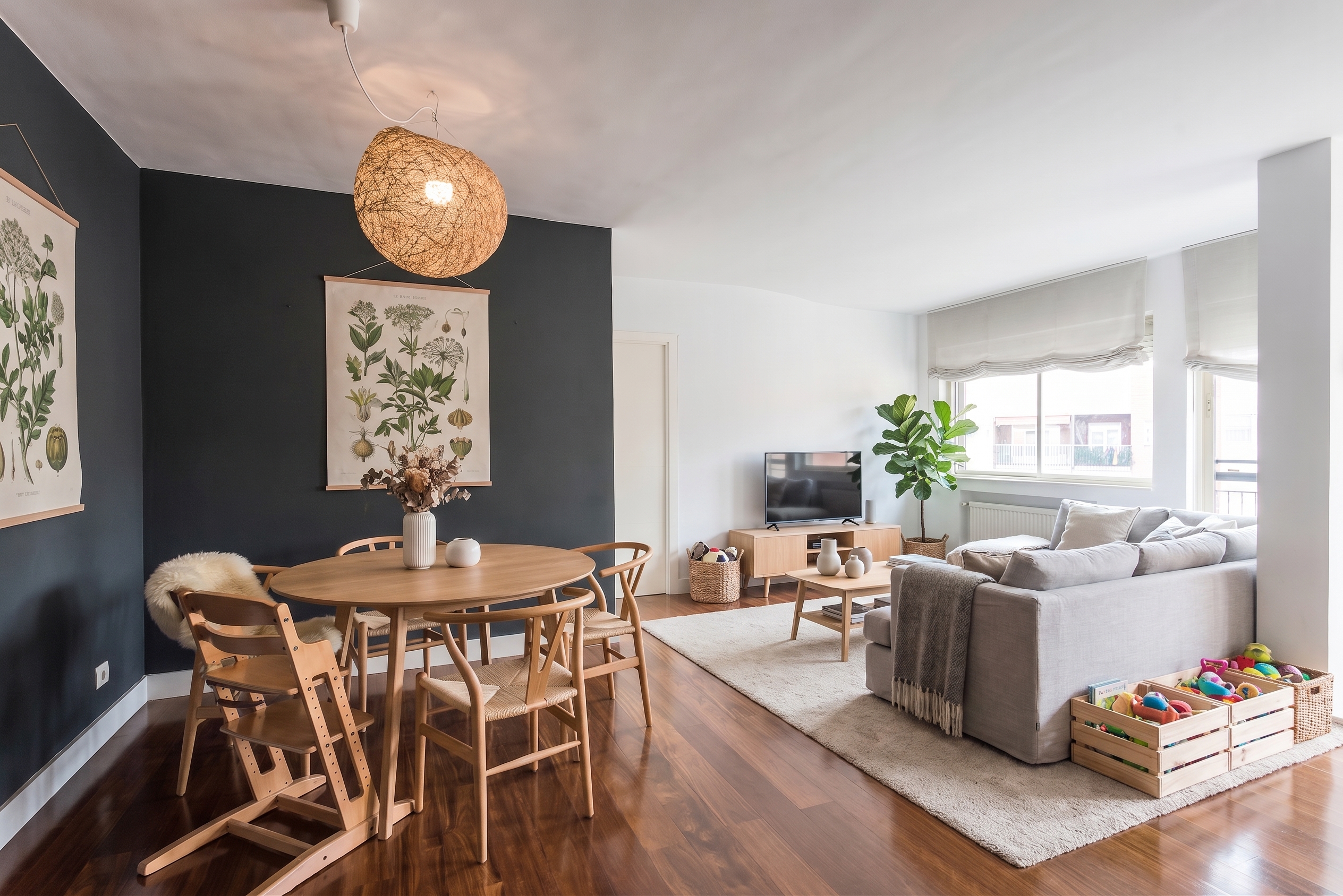 Exclusive apartment in Nueva España, very bright, with garage in the building [AI-modified]
