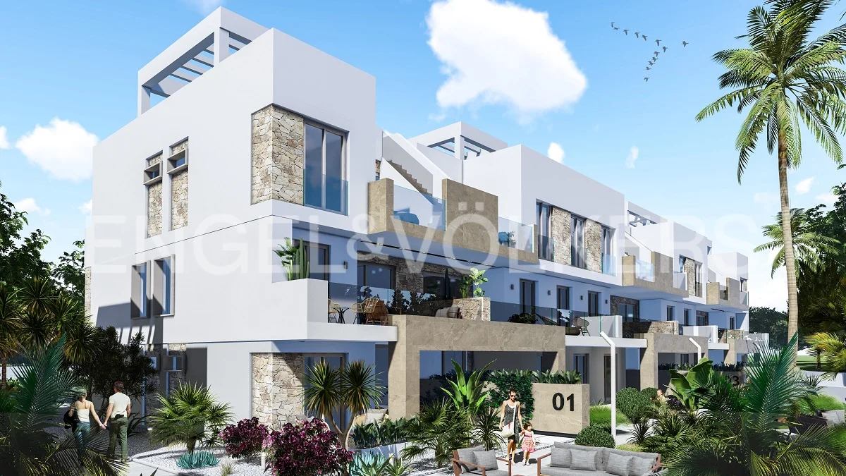 Newly built apartments with terrace in El Raso Guardamar