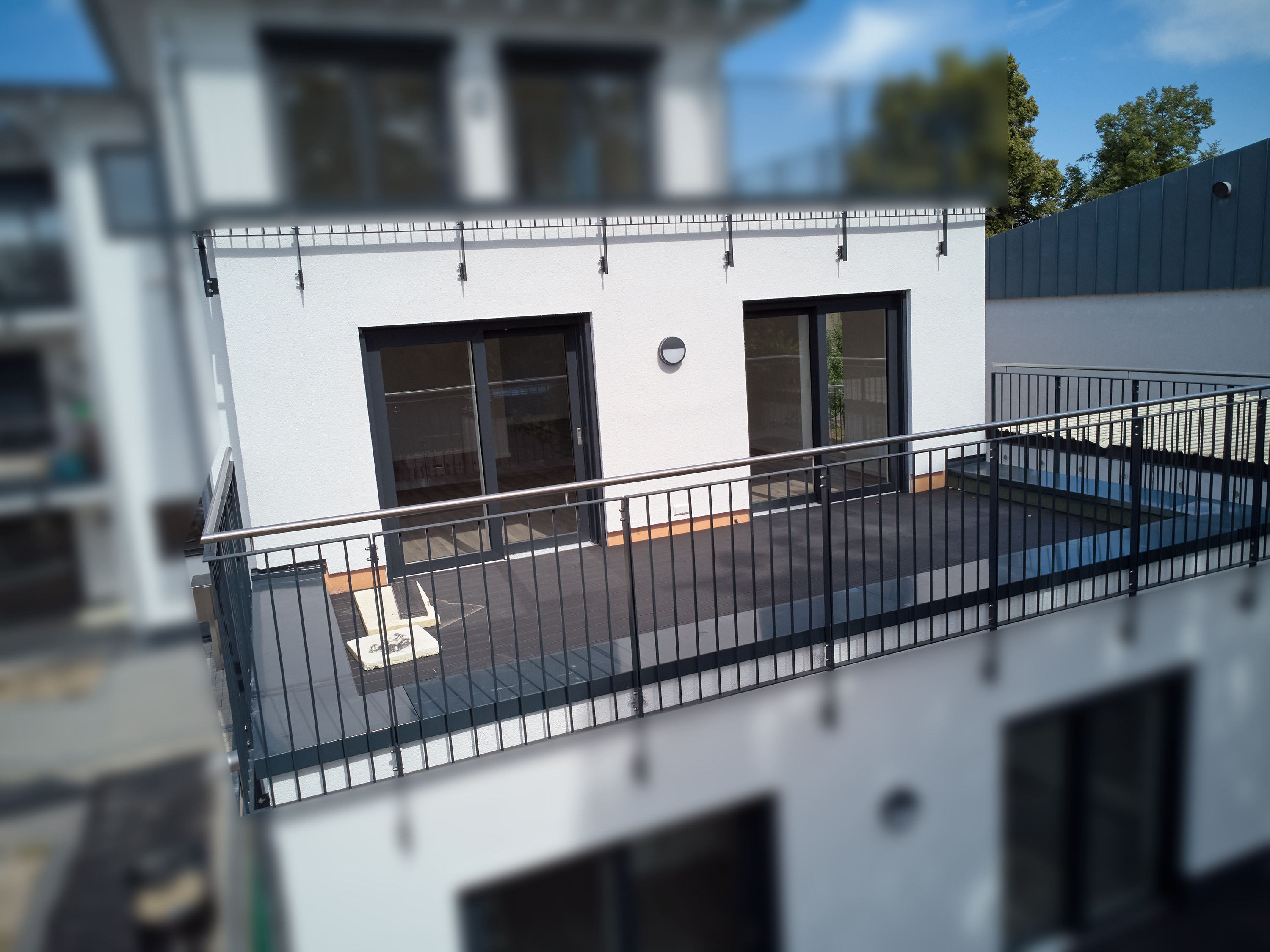 Lichtdurchflutete Architektenwohnung mit großem Balkon